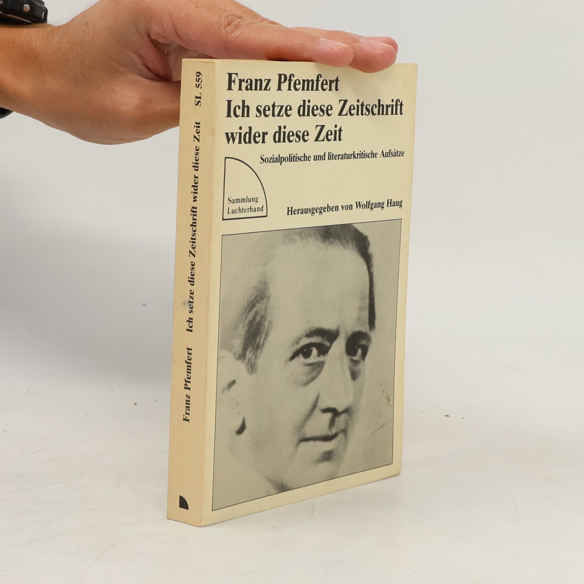 Franz Pfemfert Ich setze diese Zeitschrift wider diese Zeit
