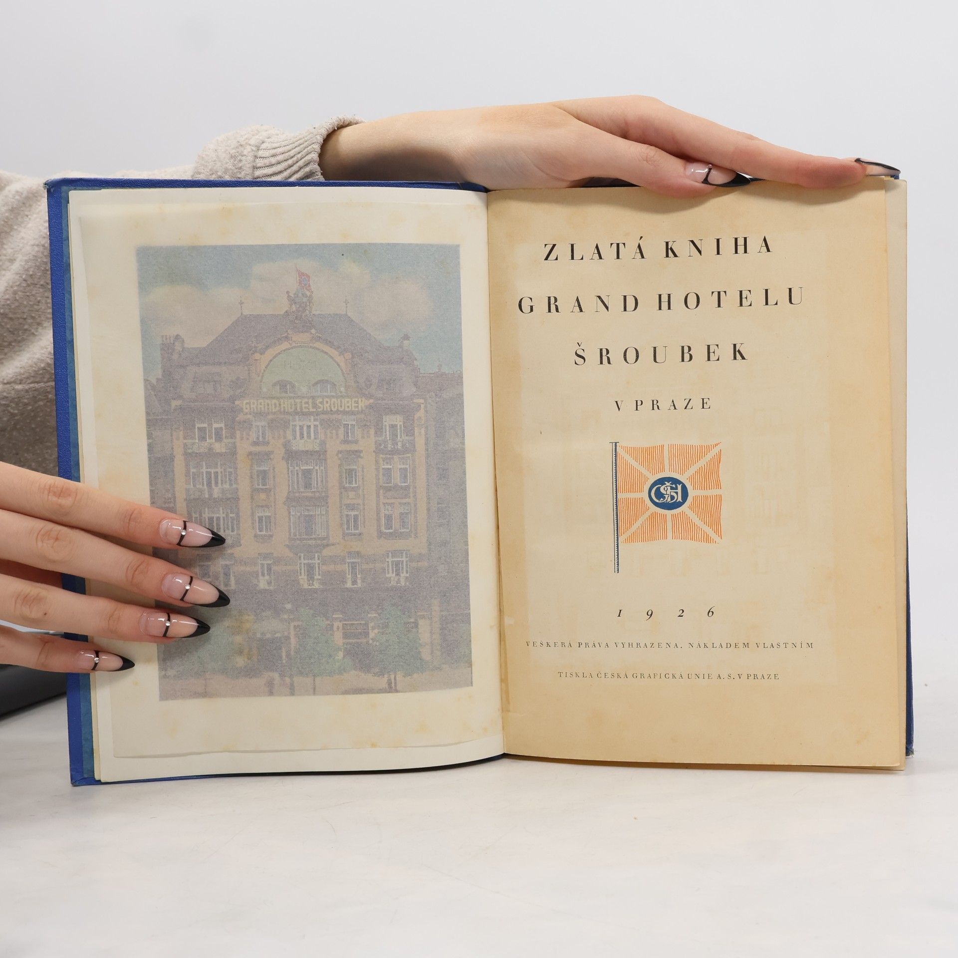 Autores varios Zlatá kniha Grand hotelu Šroubek 1926