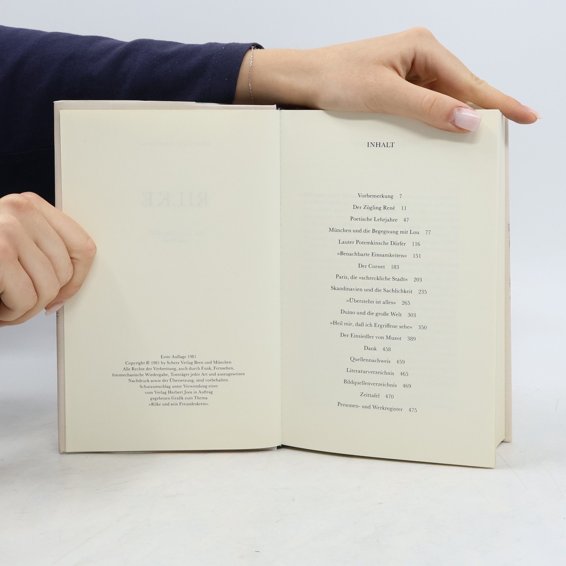 Wolfgang Leppmann Rilke Leben & Werk
