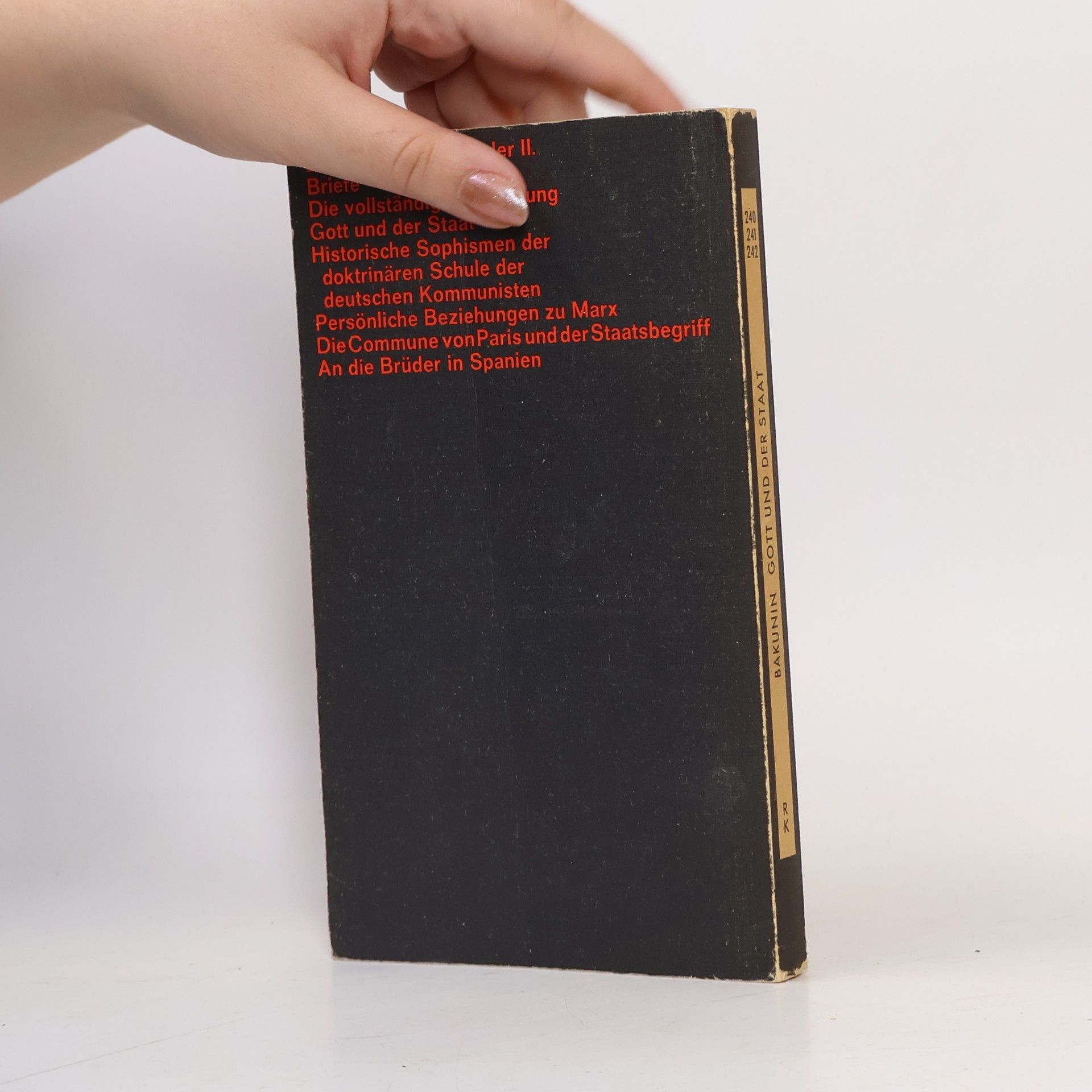 Mikhail Bakunin Gott und der Staat und andere Schriften