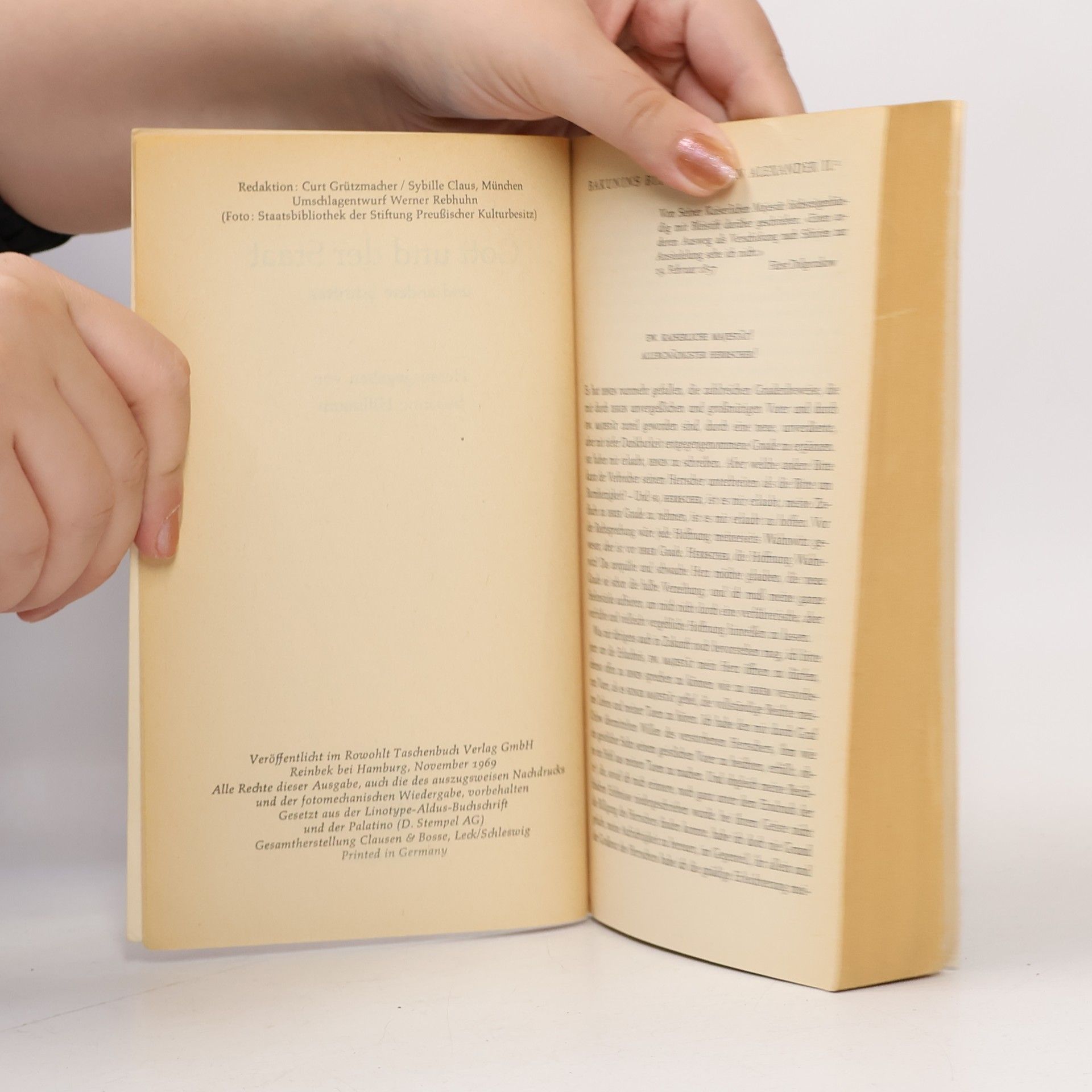 Mikhail Bakunin Gott und der Staat und andere Schriften
