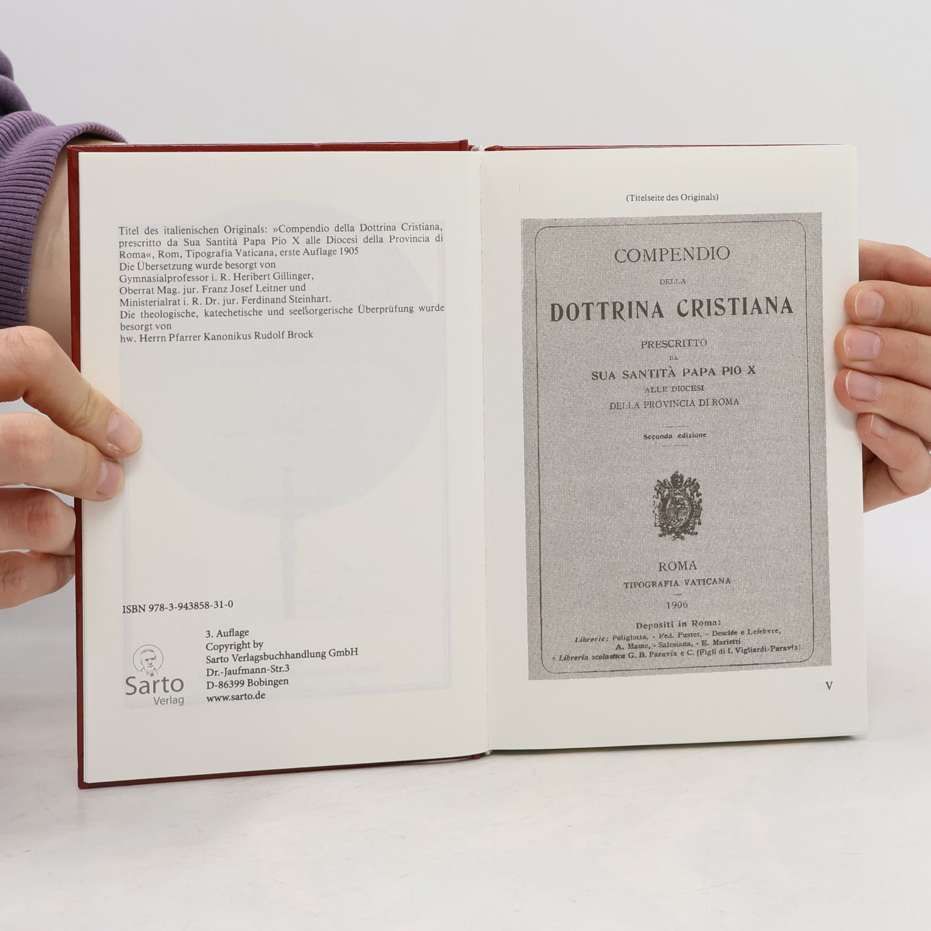 Pius X. (Papst) Kompendium der christlichen Lehre