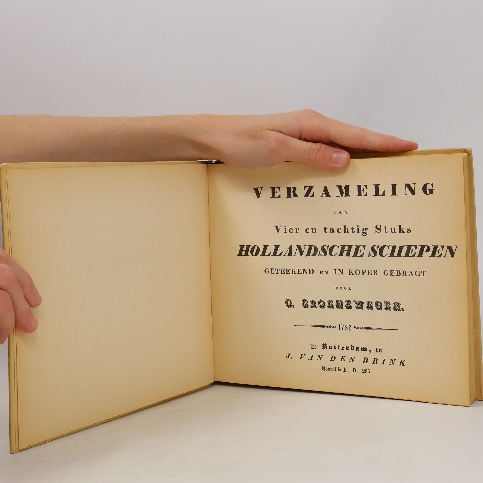 G. Groenewegen Verzameling van Vier en tachtig Stuks Hollandsche Schepen