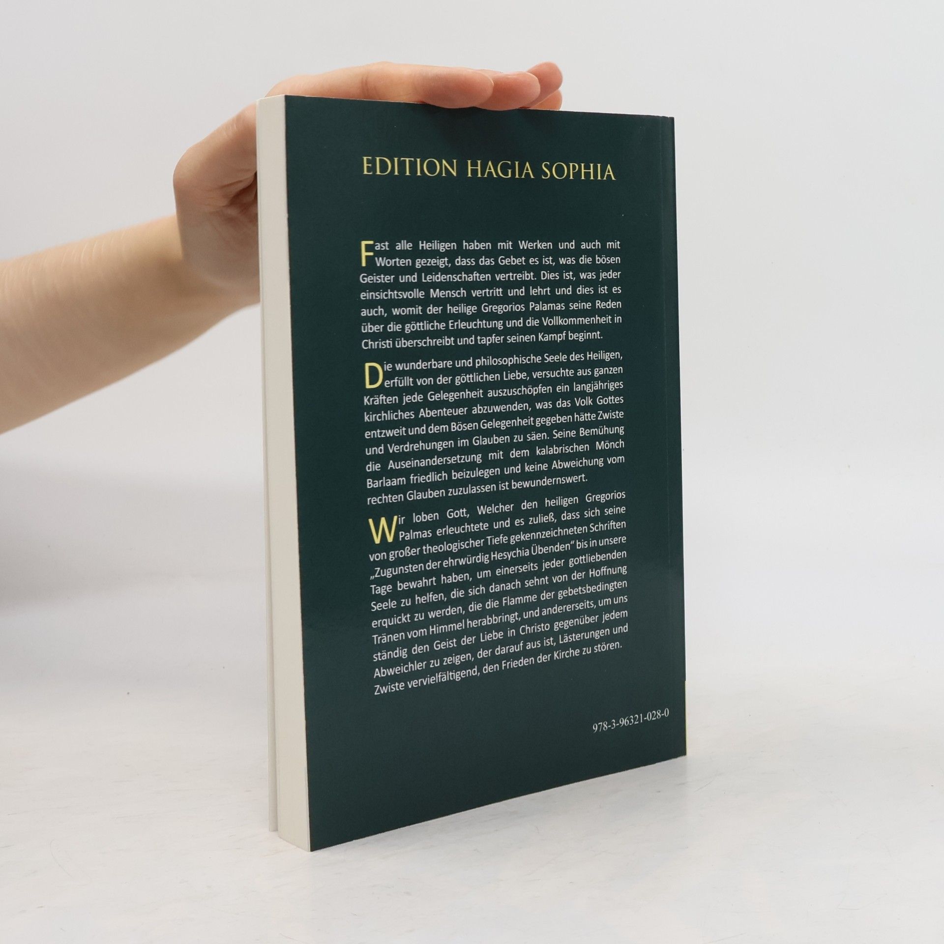Gregorios Palamas Zugunsten der Hesychasten