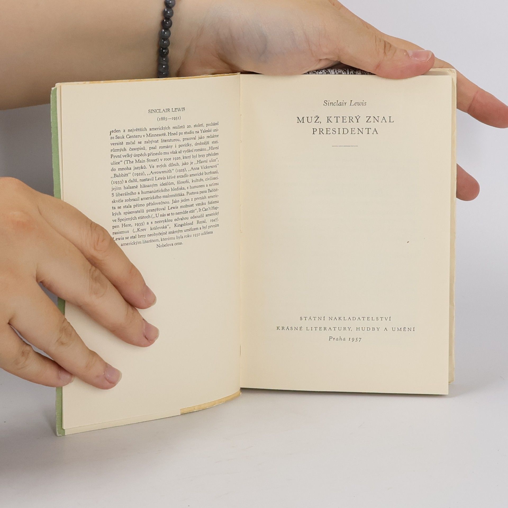 Sinclair Lewis Muž, který znal presidenta