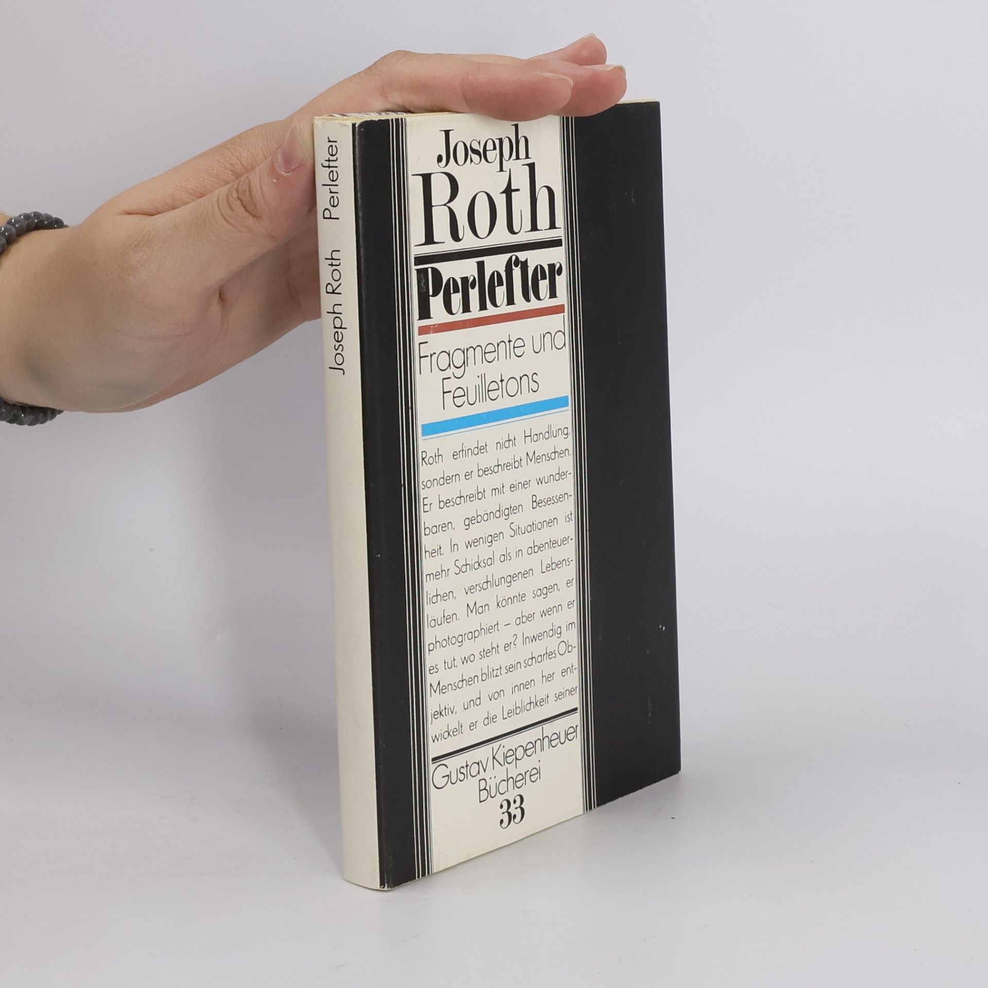 Röth Perlefter. Fragmente und Feuilletons aus dem Nachlaß