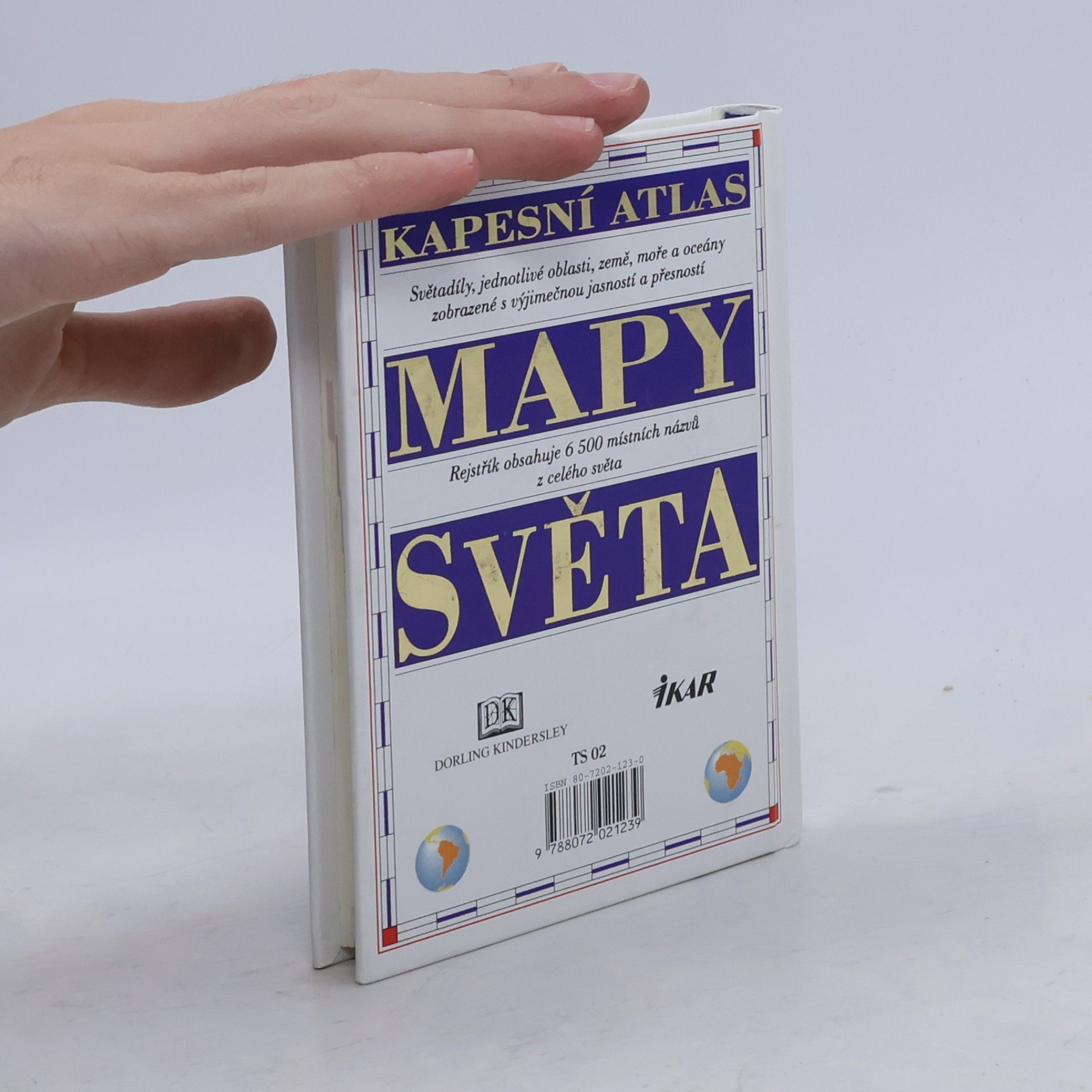 Dagmar Eisenmann Mapy světa kapesní atlas