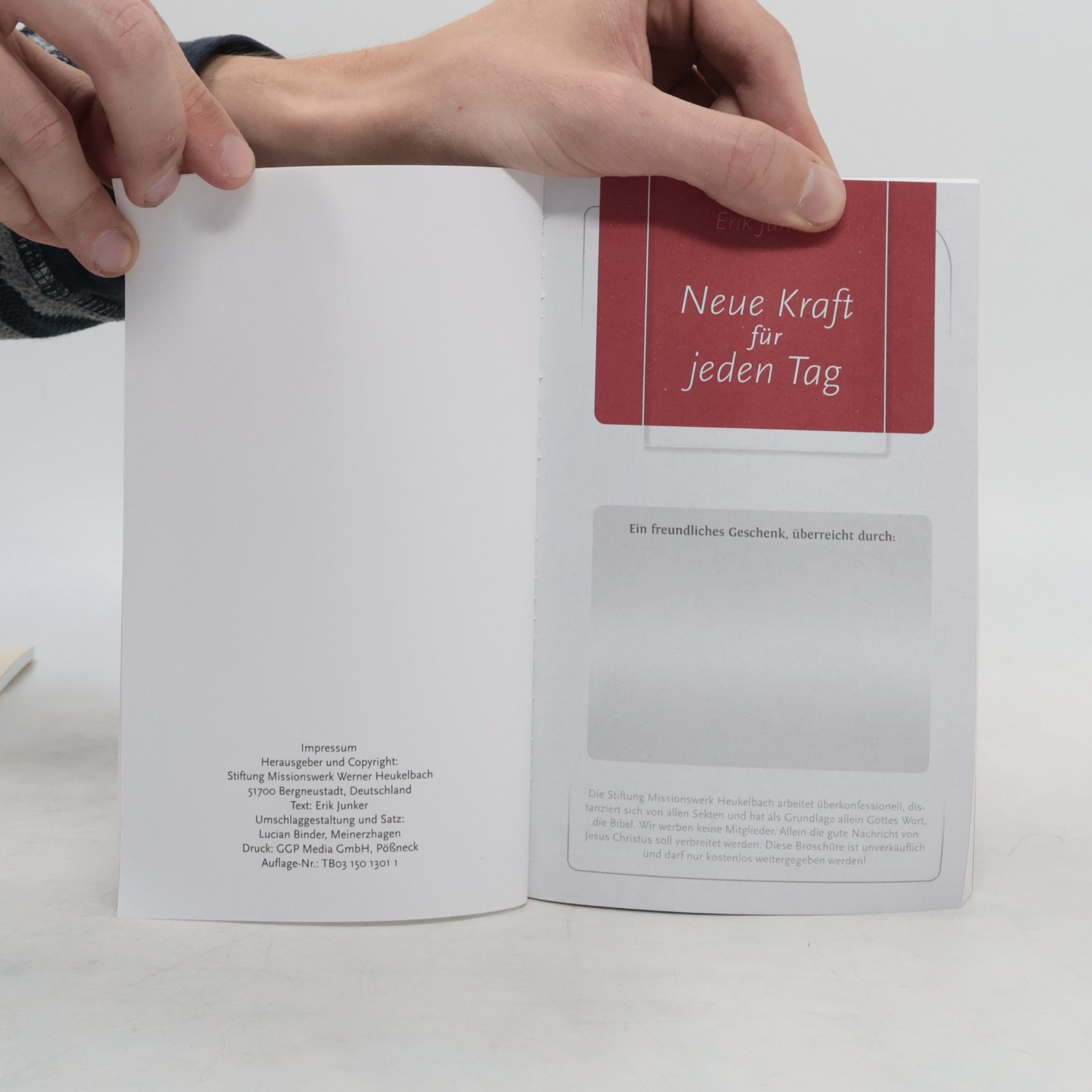 Erik Junker Neue Kraft für jeden Tag