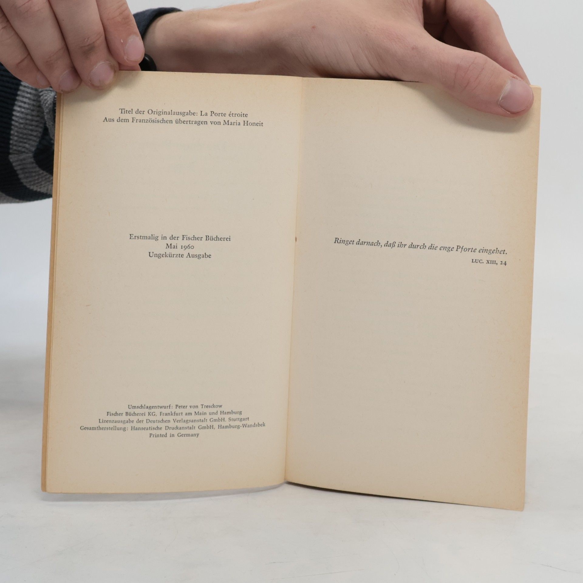 André Gide Die Enge Pforte