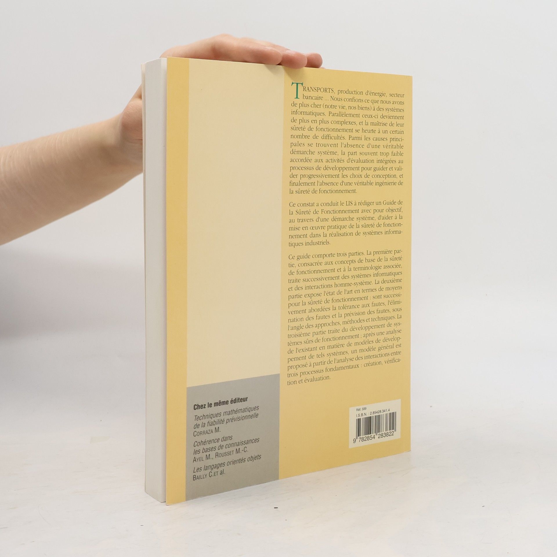 Jean-Claude Laprie Le guide de la sûreté de fonctionnement, 2e édition