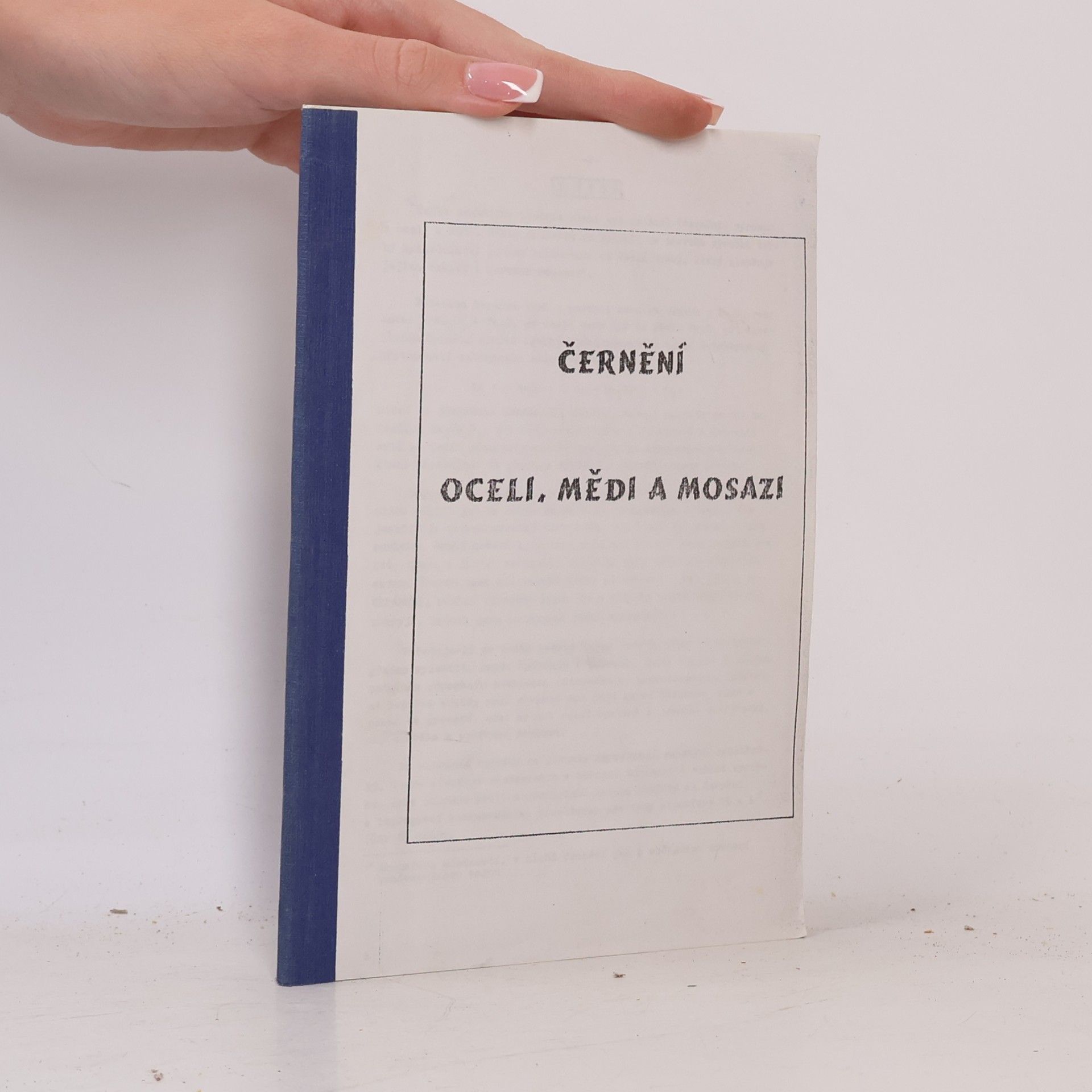 kolektiv Černění oceli, mědi a mosazi