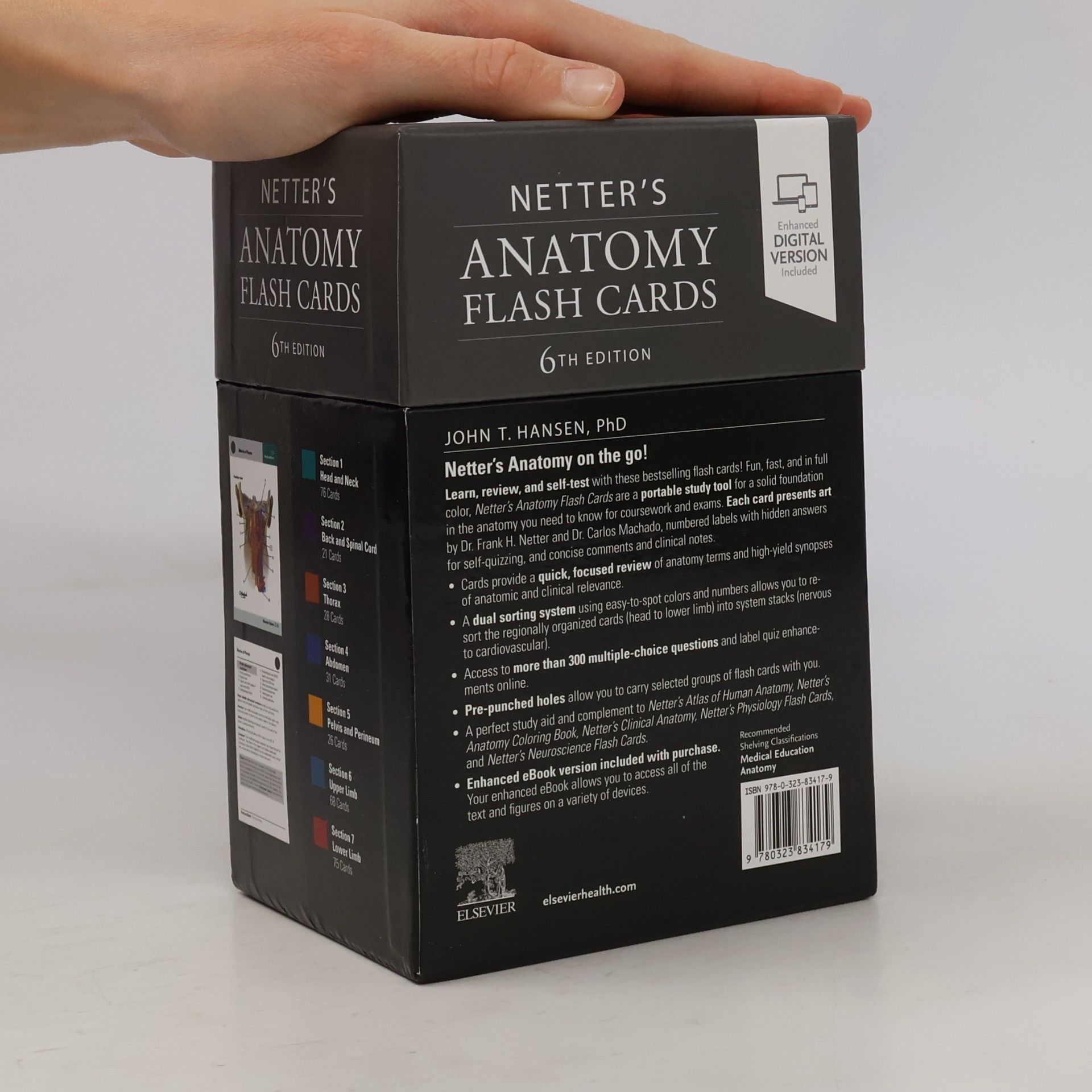 John T. Hansen Netter's Anatomy Flash Cards