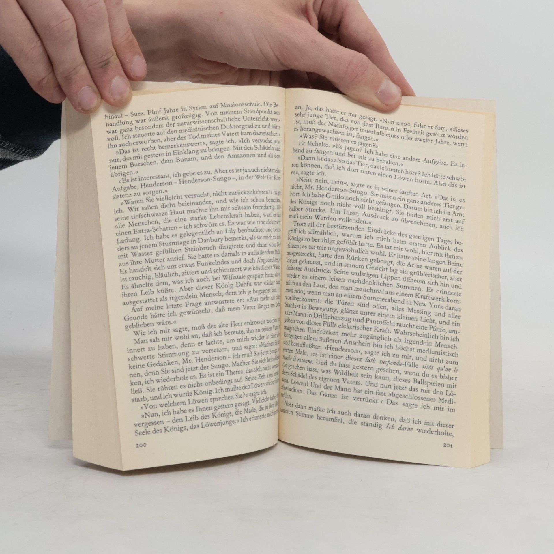 Saul Bellow Der Regenkönig. Roman.
