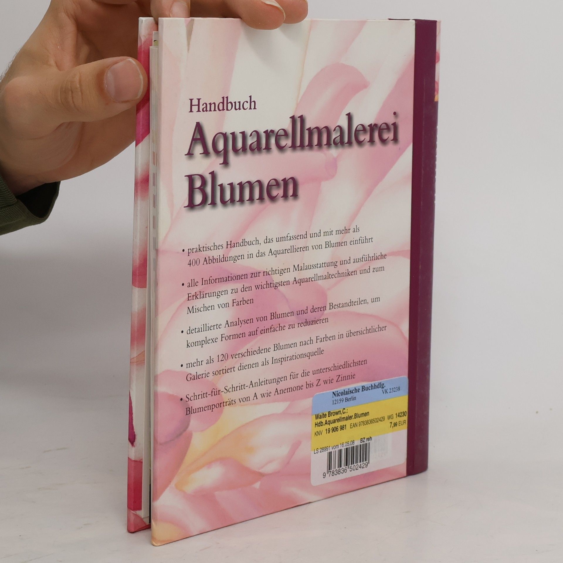 Claire Waite Brown Handbuch Aquarellmalerei Blumen