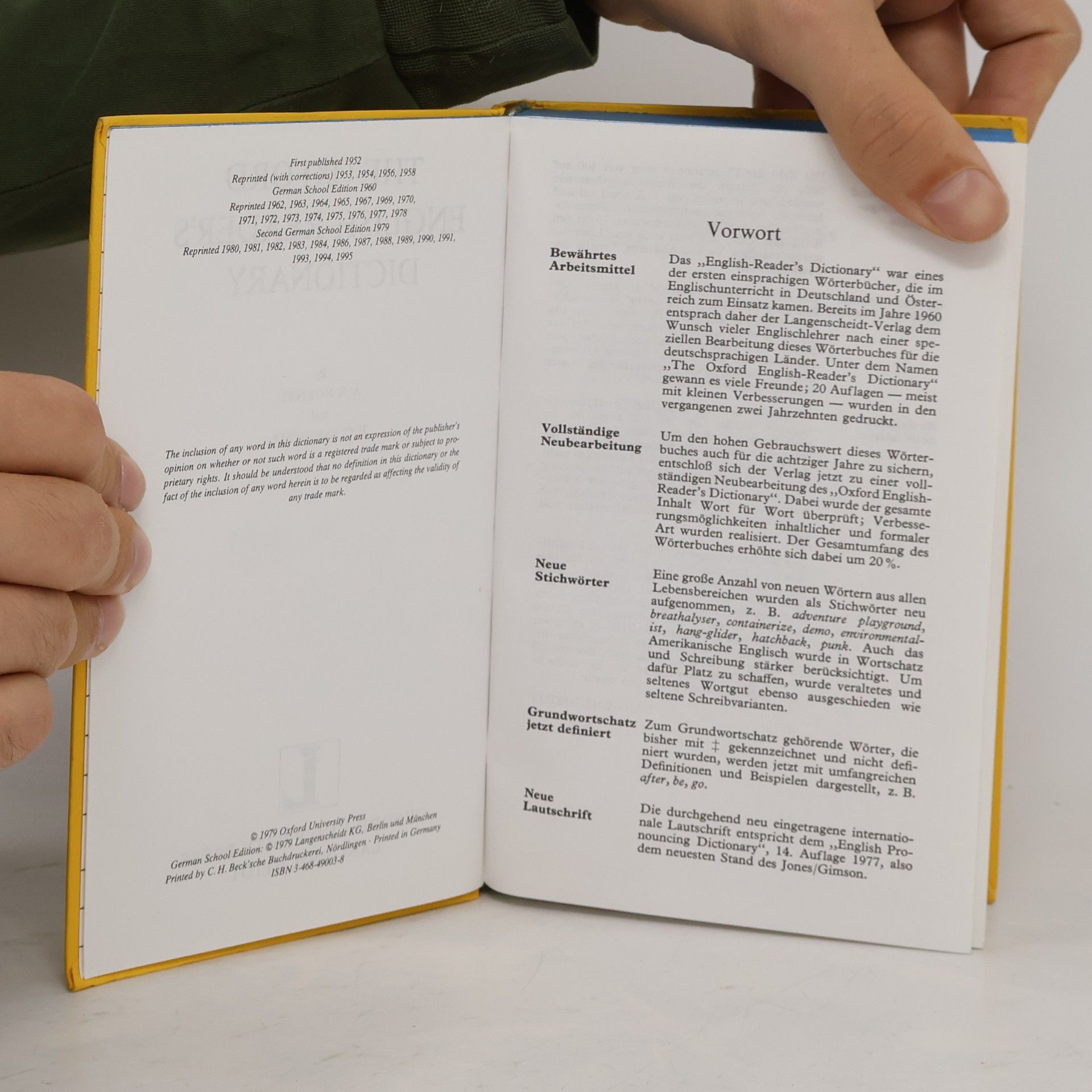 Kolektiv autorů The Oxford English-Reader's Dictionary