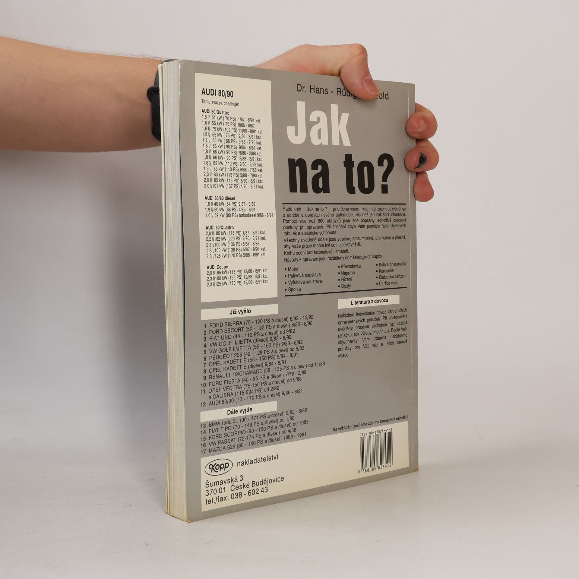Collectif d'auteurs Údržba a opravy automobilů Audi 80/90. Jak na to?