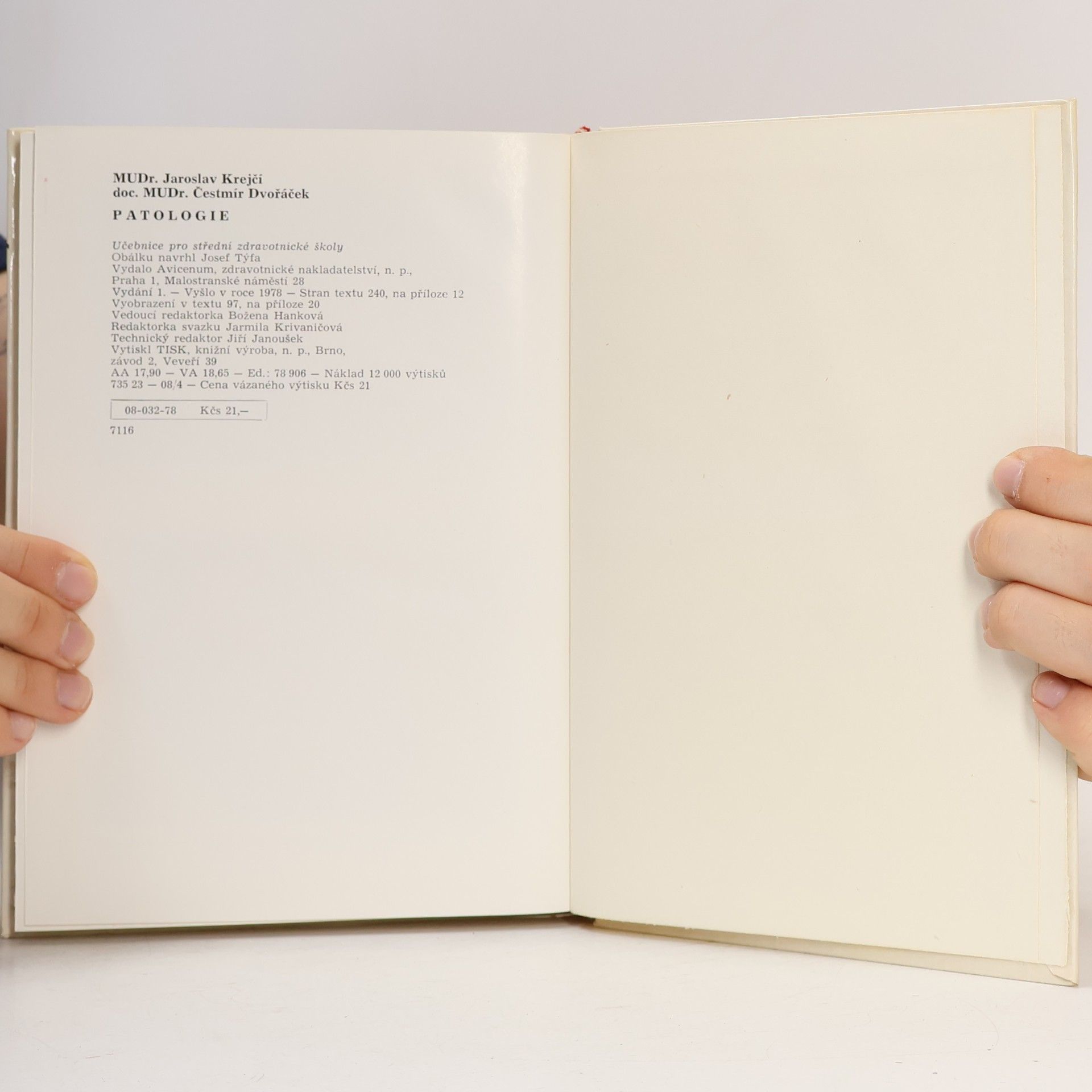 Čestmír Dvořáček Patologie