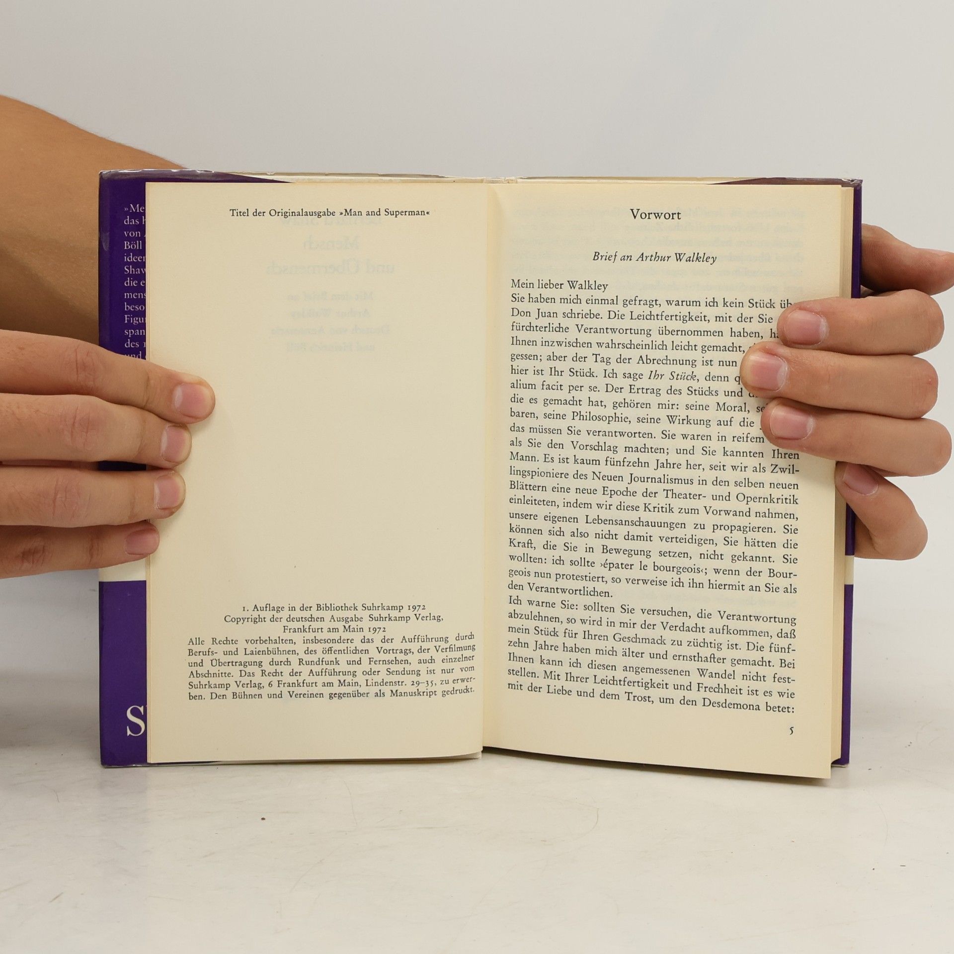 George Bernard Shaw Mensch und Übermensch