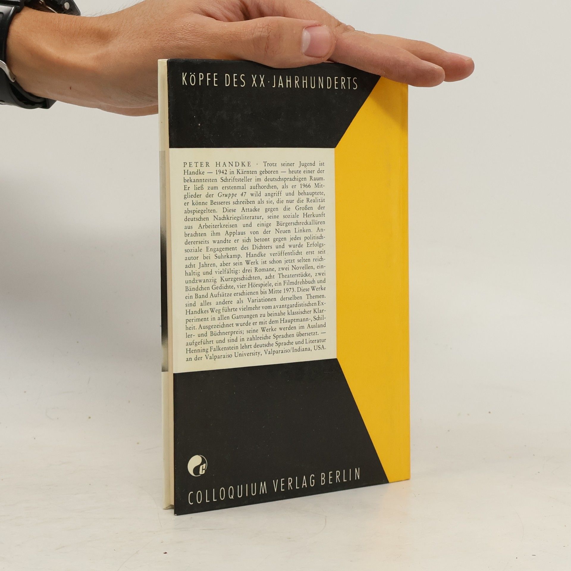 Henning Falkenstein Peter Handke