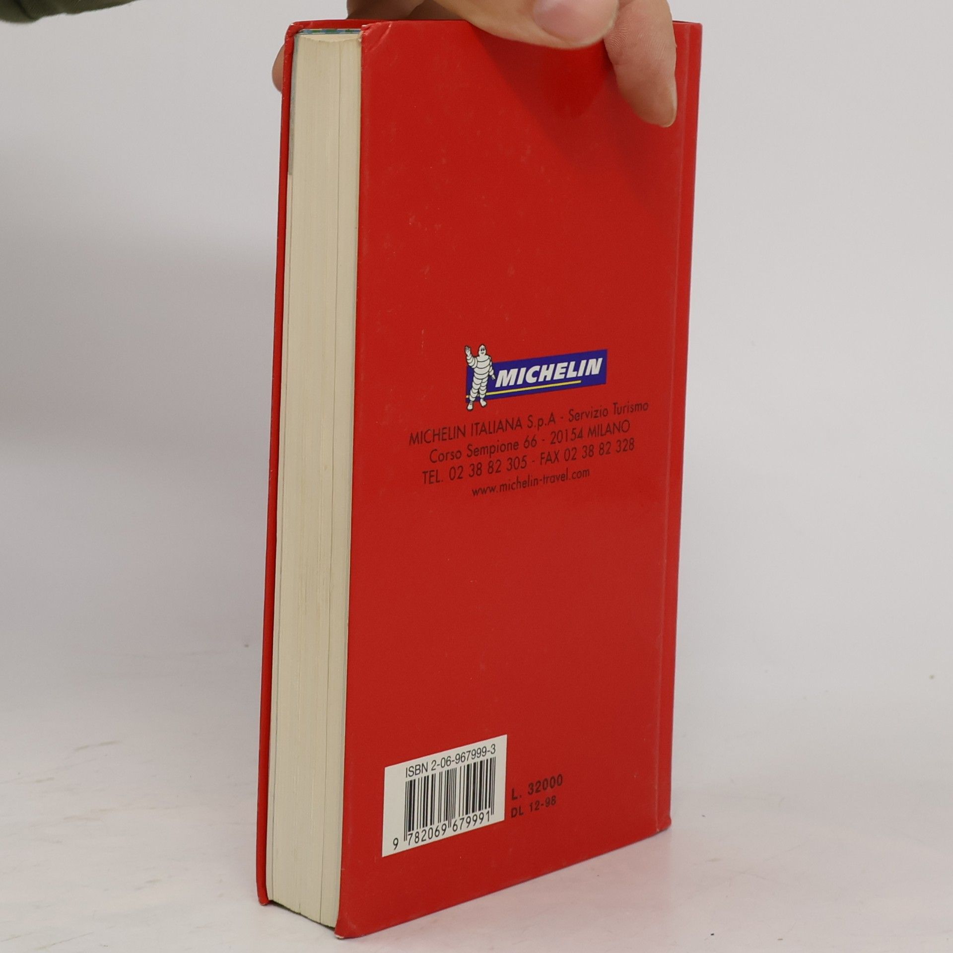 Various authors Michelin Red Guide Italia 1999 Hotels-Restaurants