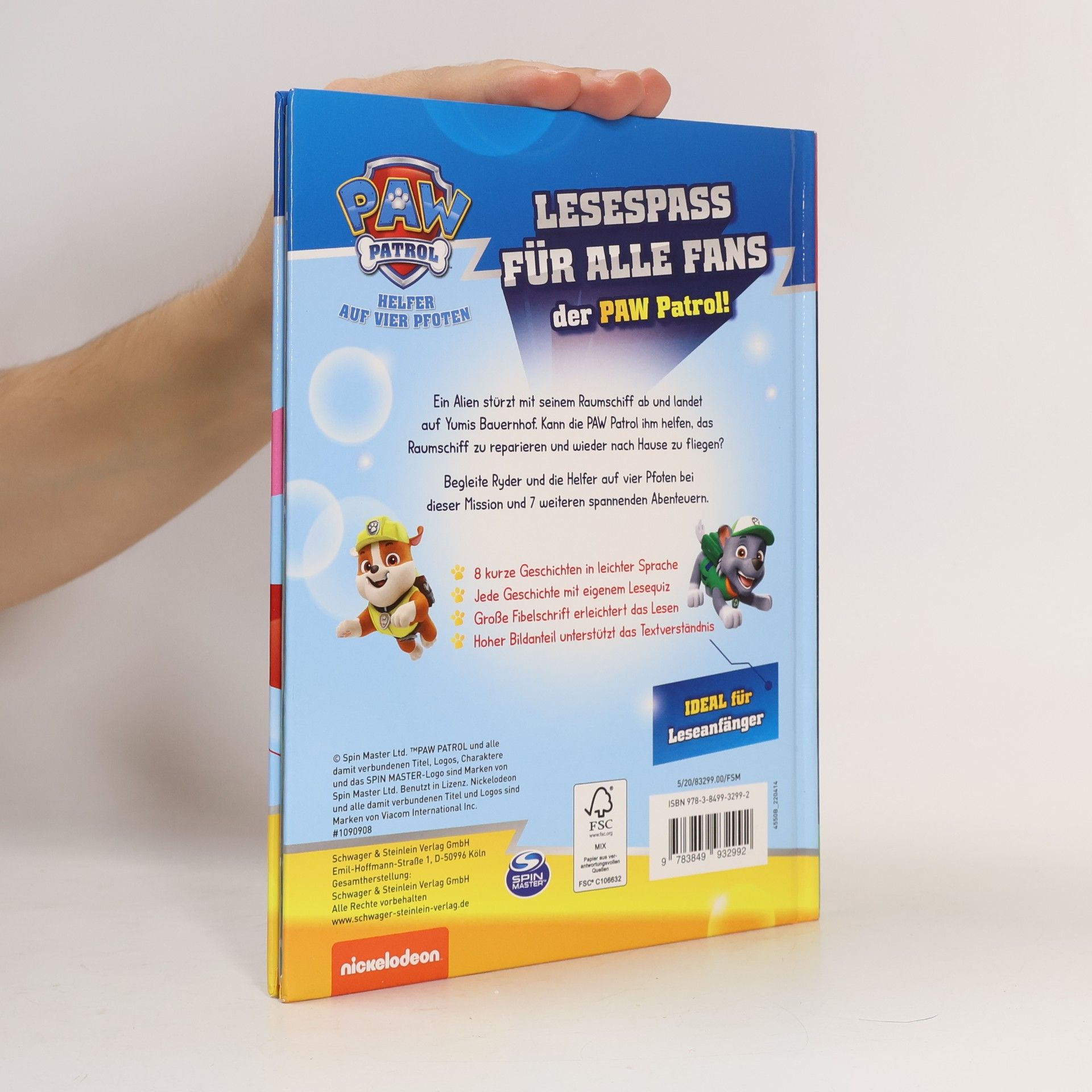 Schwager und Steinlein Lesen lernen mit der PAW Patrol: Mit 8 Geschichten für Erstleser
