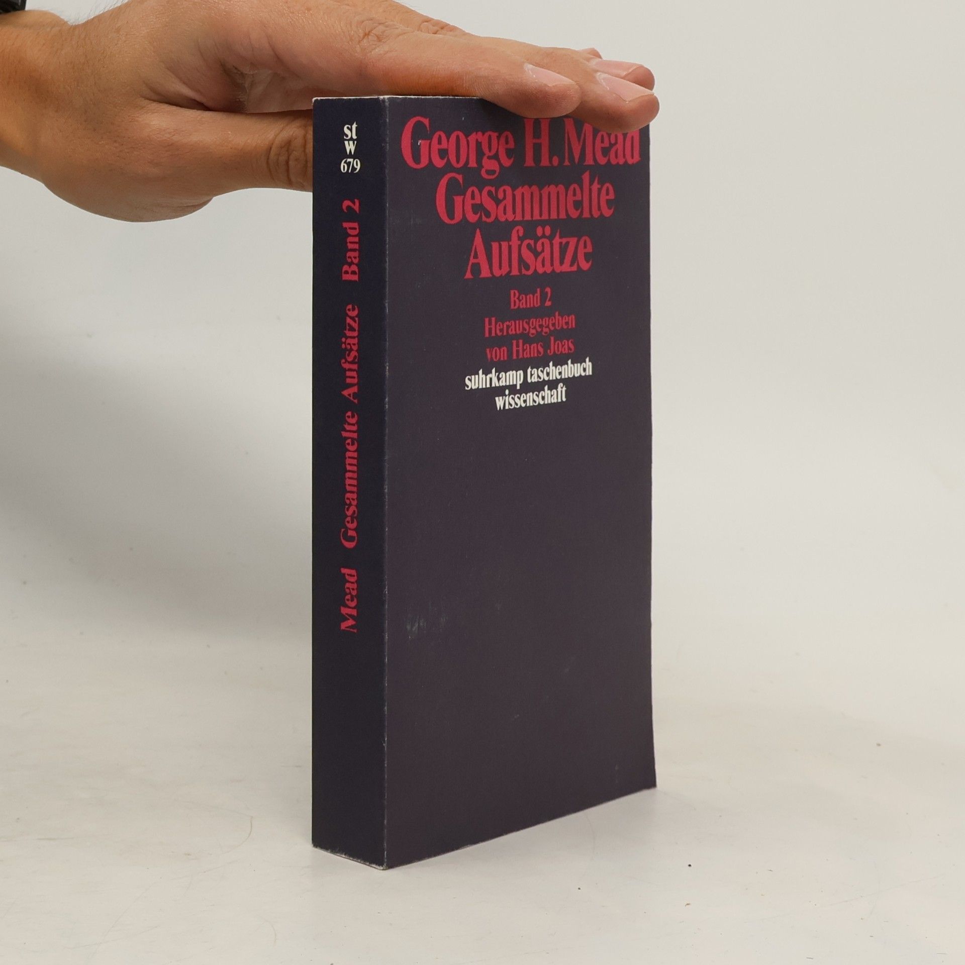 George Herbert Mead Suhrkamp Taschenbuch Wissenschaft - 2: Gesammelte Aufsätze
