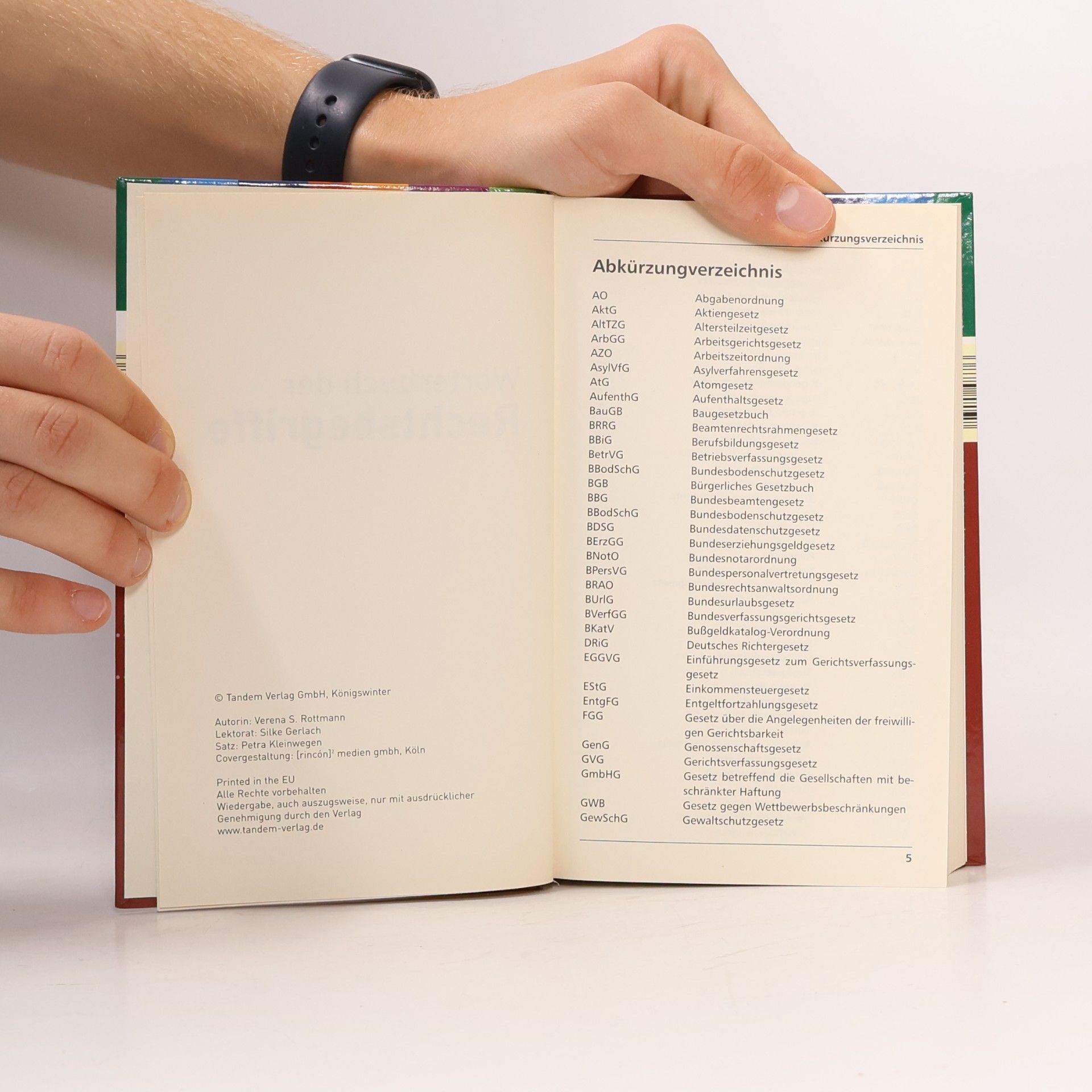 Various authors Wörterbuch der Rechtsbegriffe
