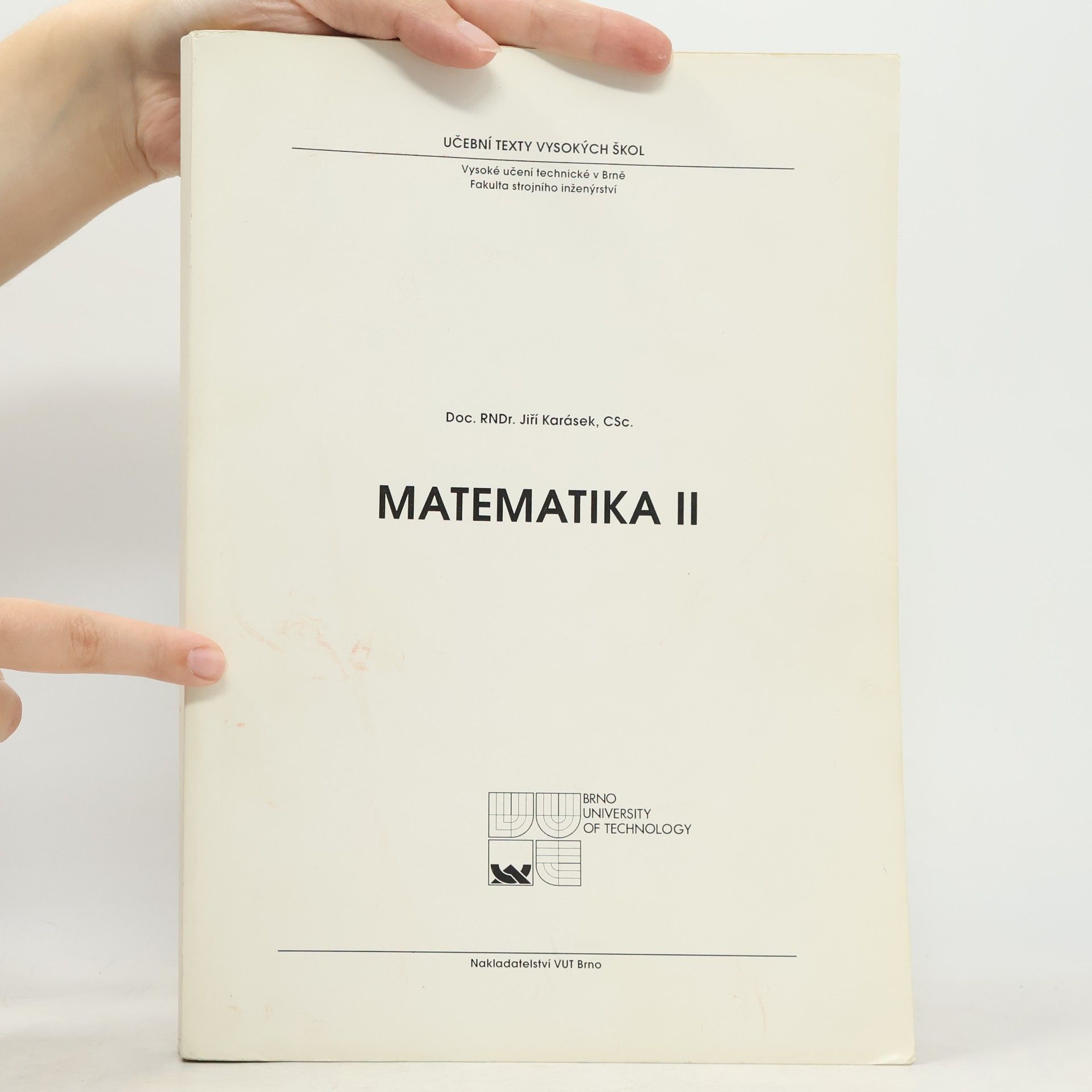 Jiří Karásek Matematika II