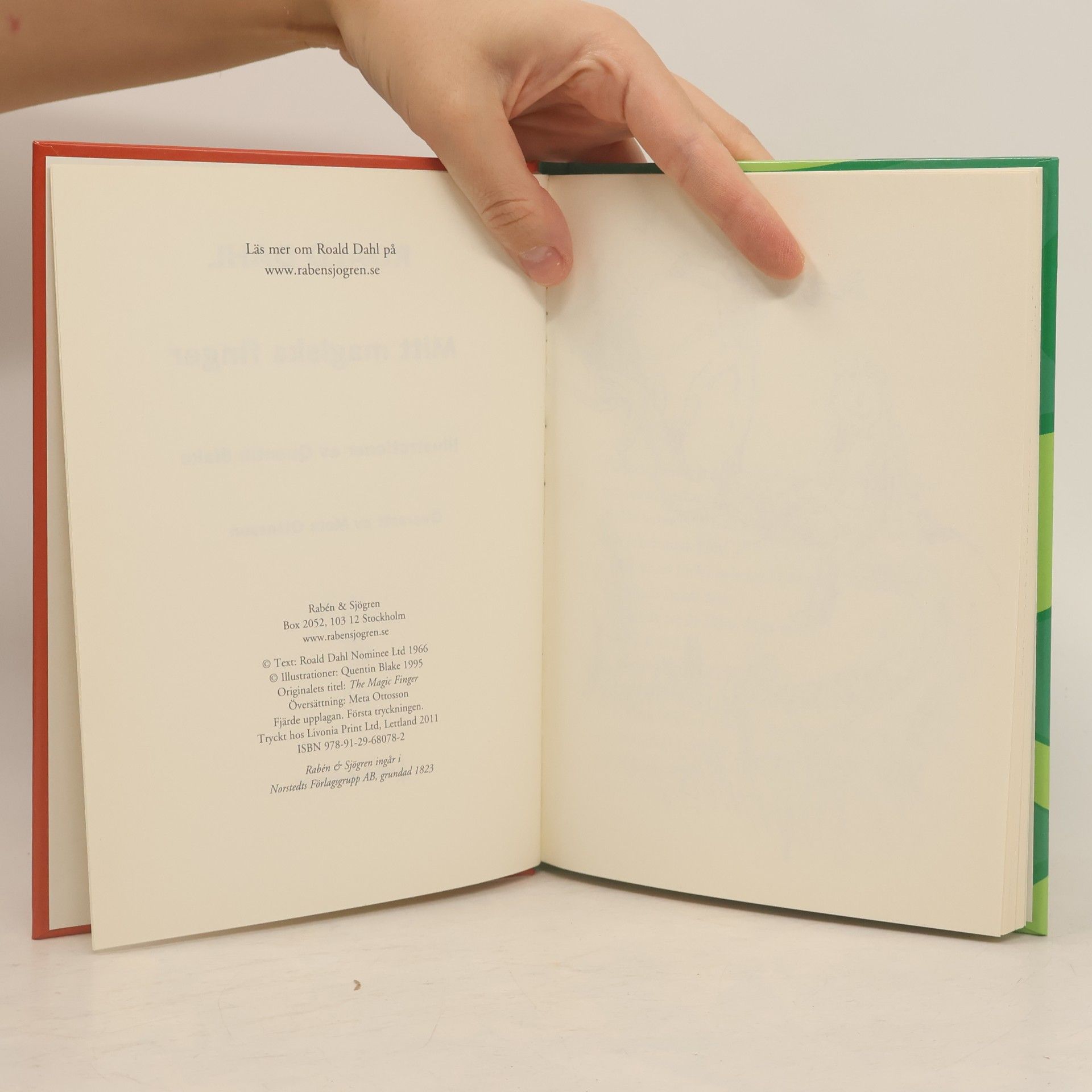 Roald Dahl Mitt magiska finger