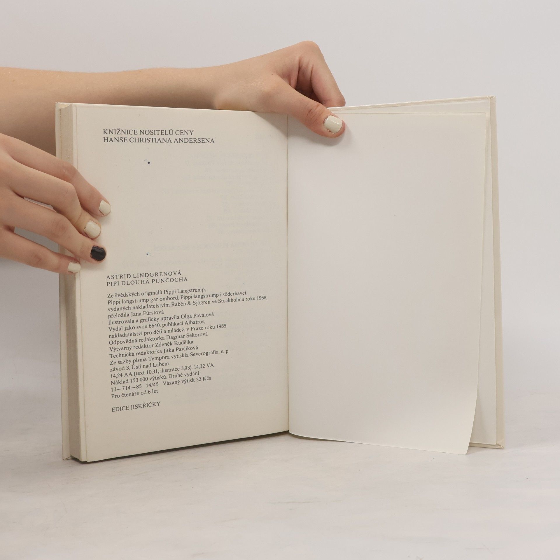 Astrid Lindgren Pipi Dlouhá punčocha