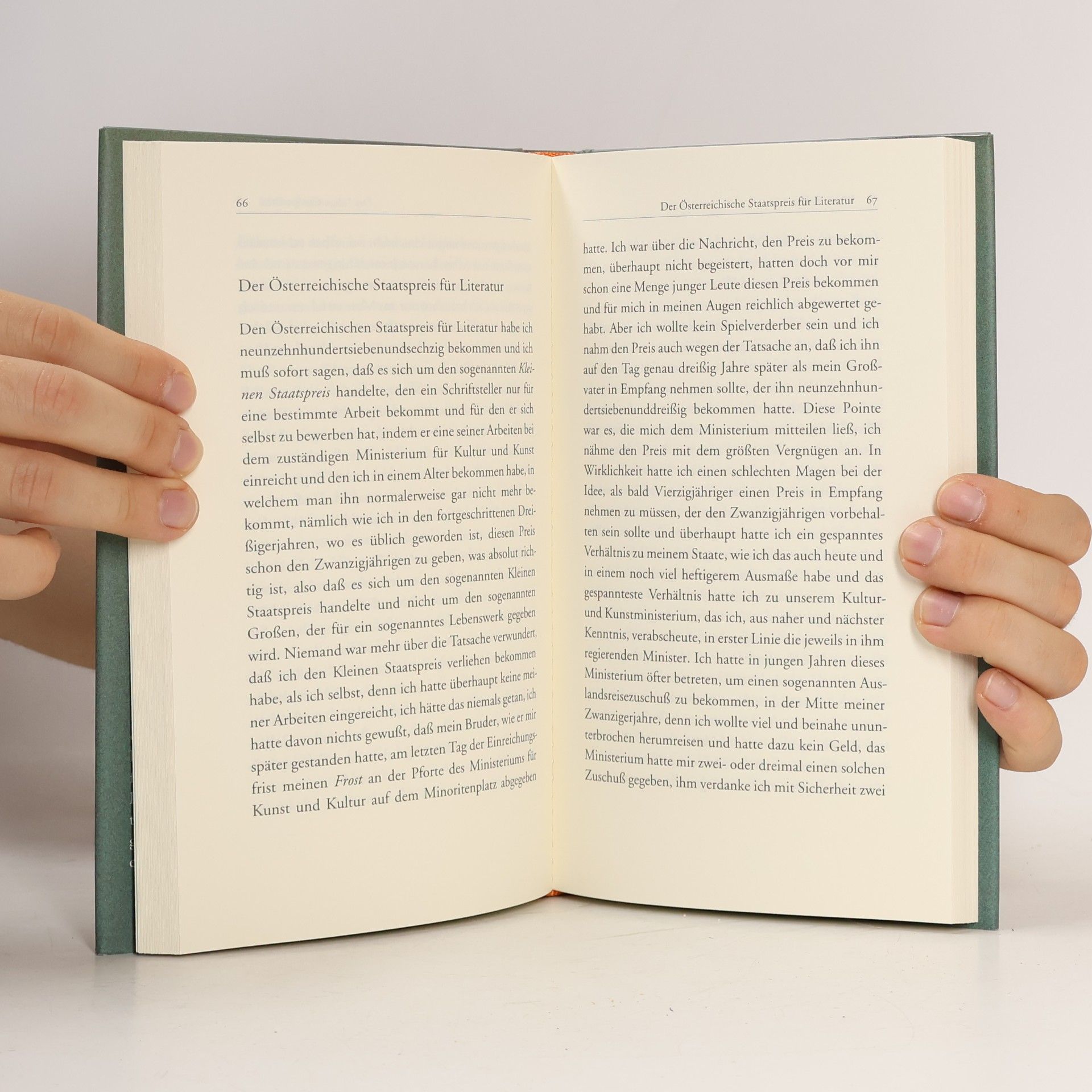 Thomas Bernhard Meine Preise