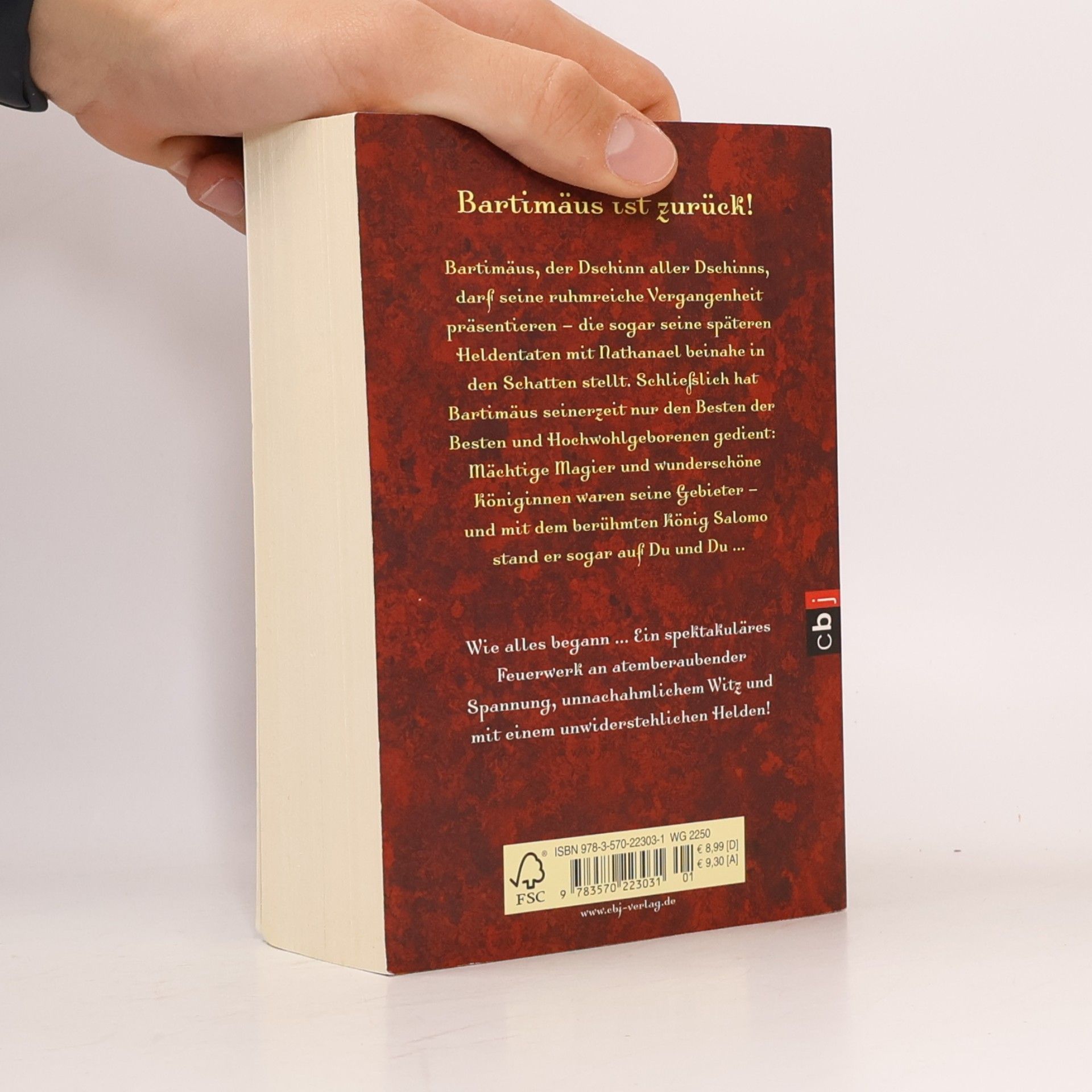 Jonathan Stroud Bartimäus: Der Ring des Salomo
