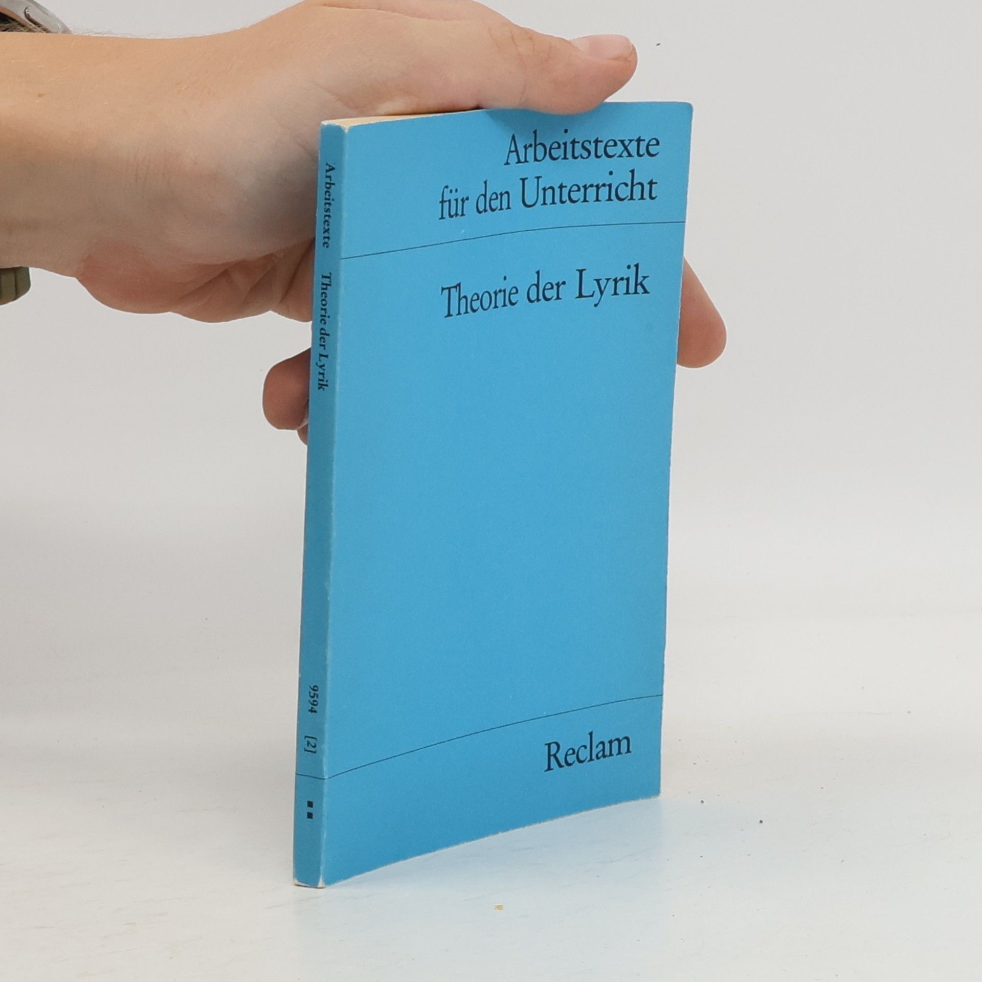 Theorie der Lyrik.