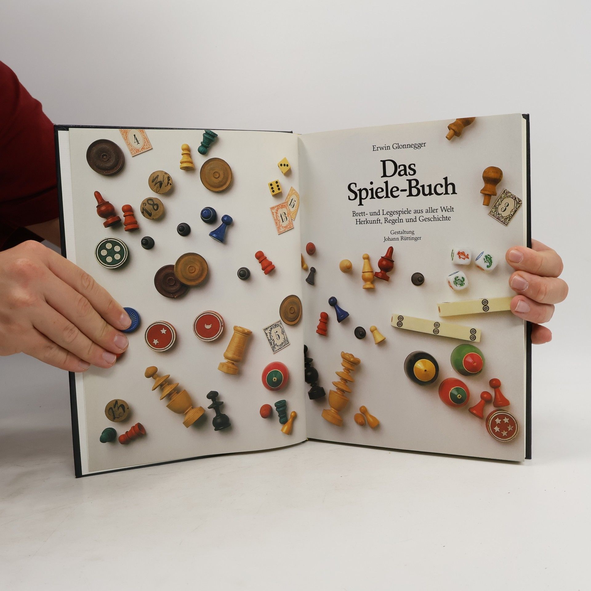 Erwin Glonnegger Das Spiele-buch. Brett- und Legespiele aus aller Welt. Herkunft, Regeln und Geschichte