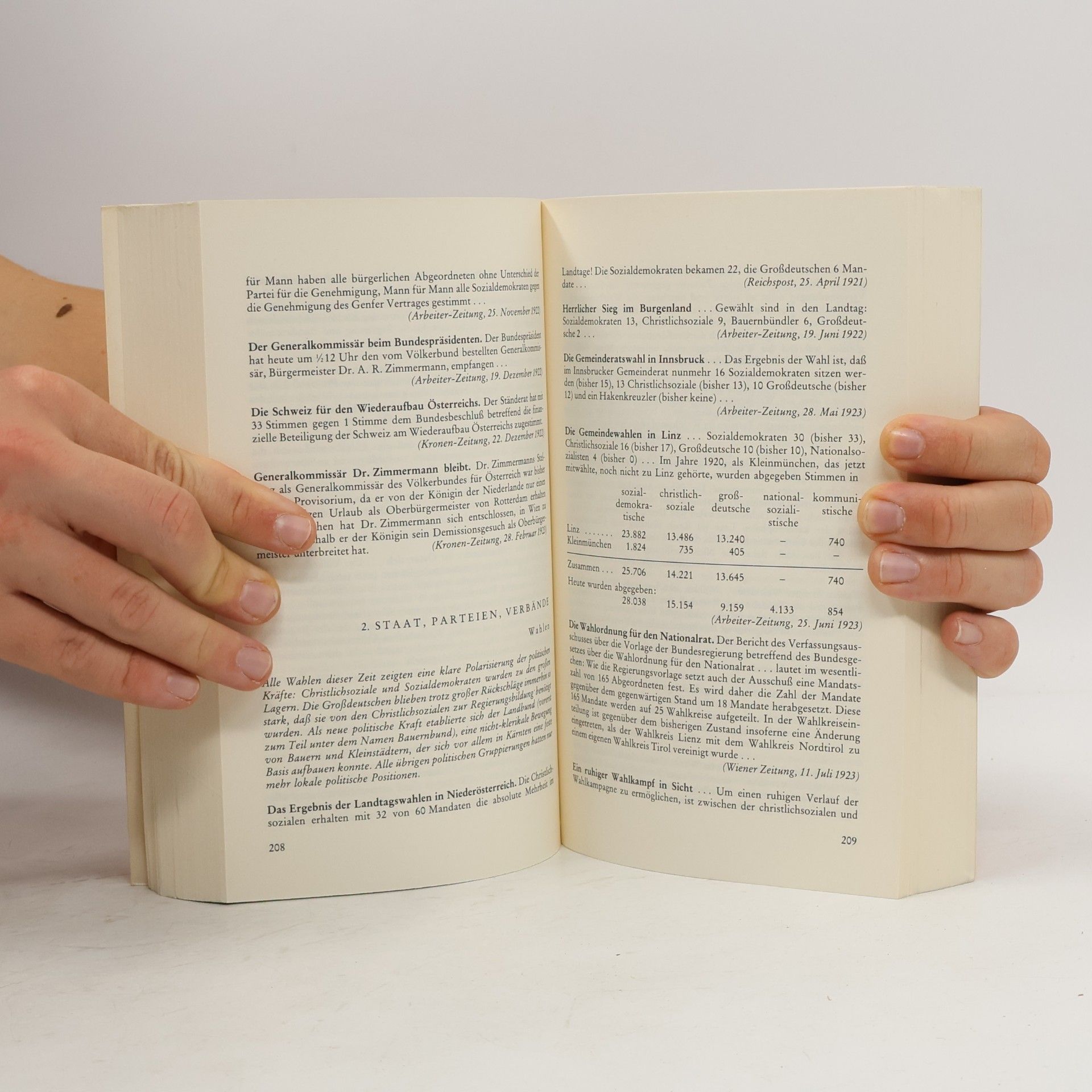 Autorenkollektiv Dokumentation zur österreichischen Zeitgeschichte 1918-1928