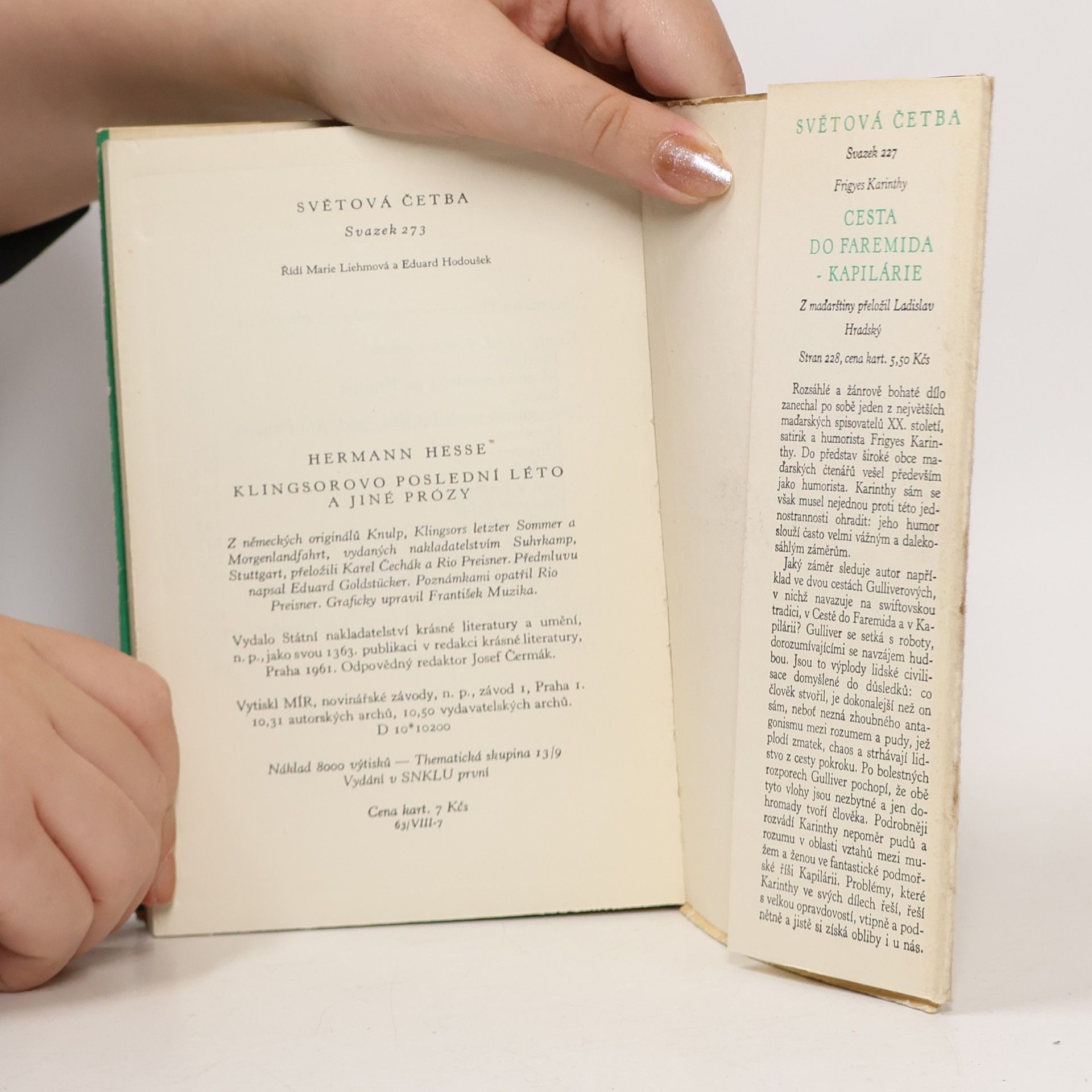 Hermann Hesse Klingsorovo poslední léto a jiné prózy