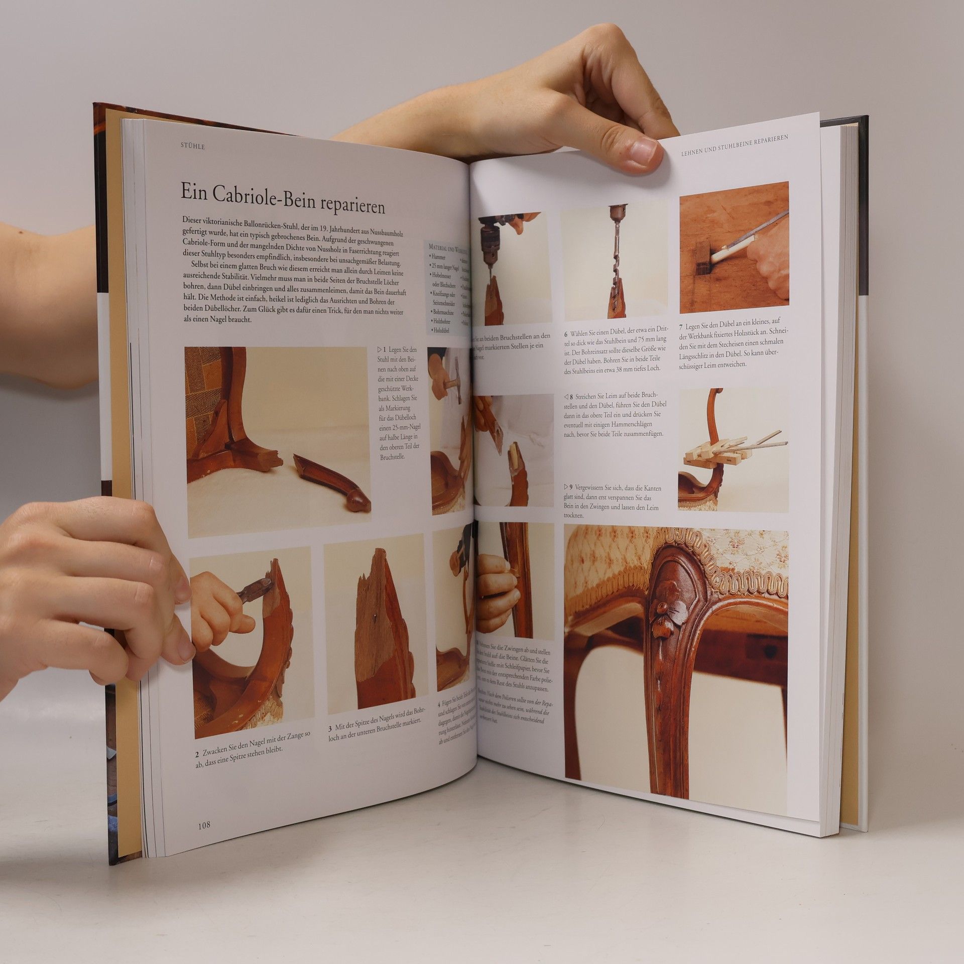 William Cook Das große Handbuch der Möbelrestaurierung. Selbst restaurieren, reparieren, aufarbeiten, pflegen - Schritt für Schritt