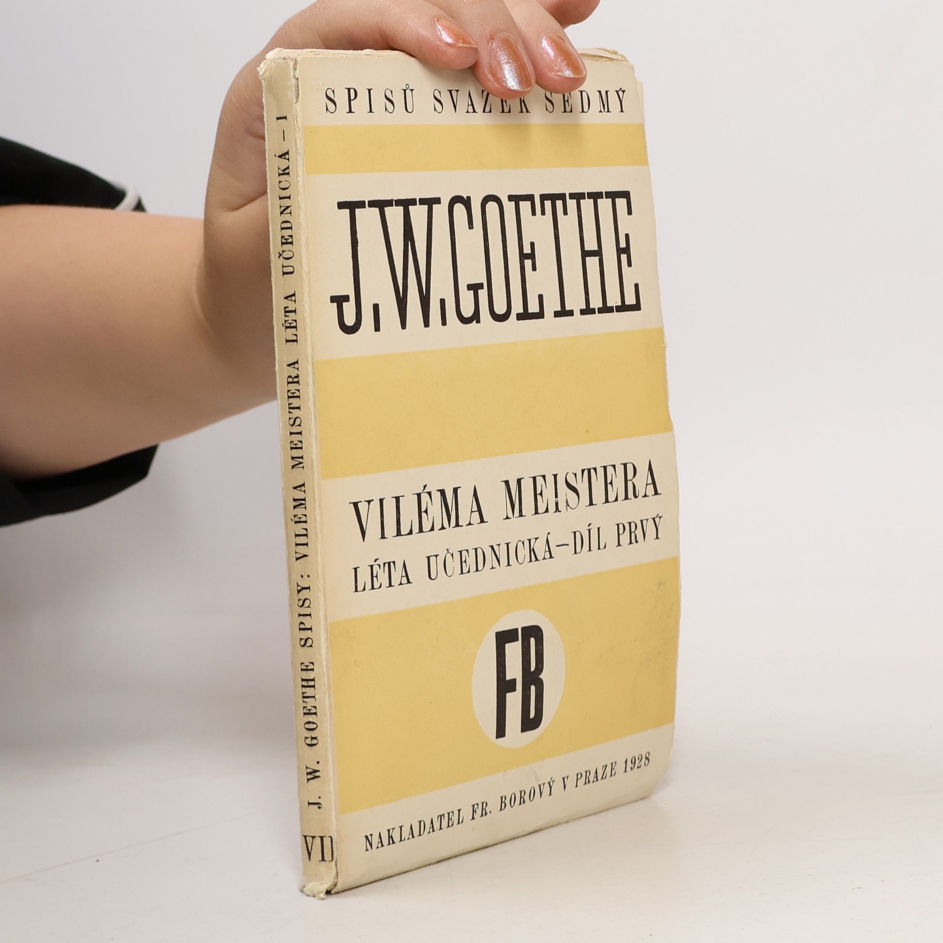 Johann Wolfgang von Goethe Viléma Meistera léta učednická. Díl prvý