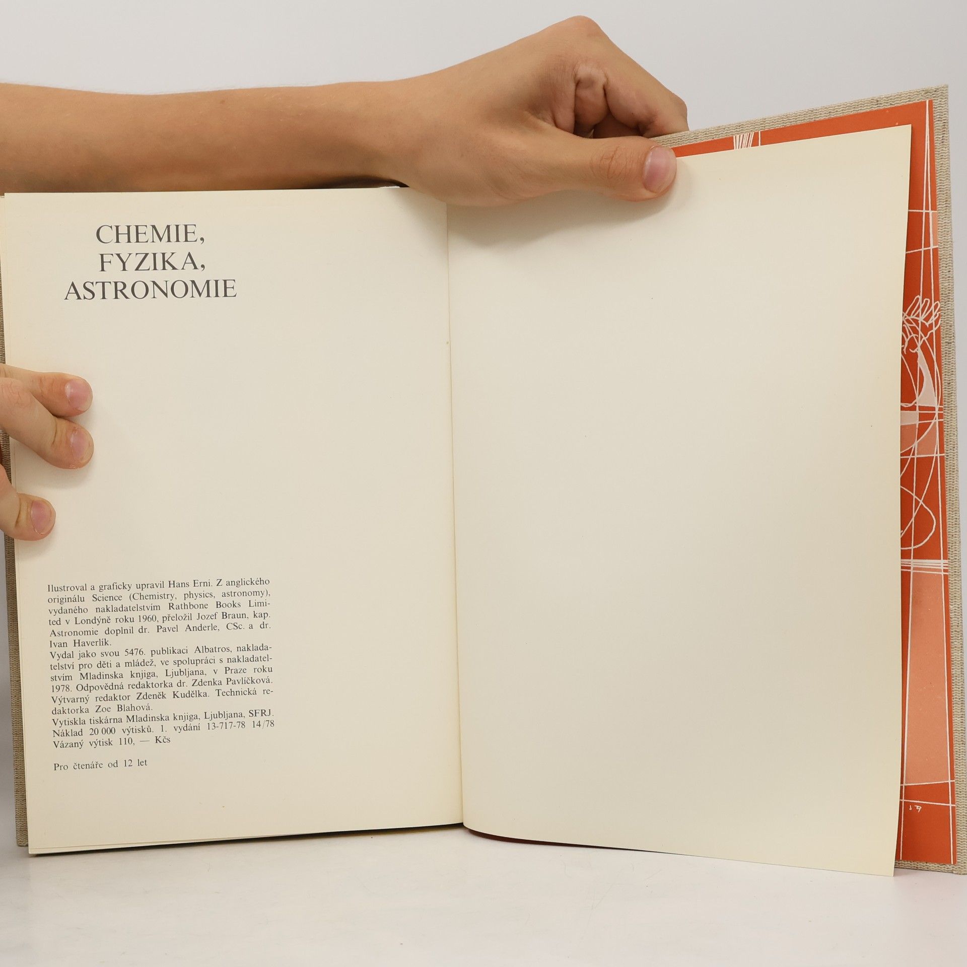 Jozef Braun Chemie, fyzika, astronomie