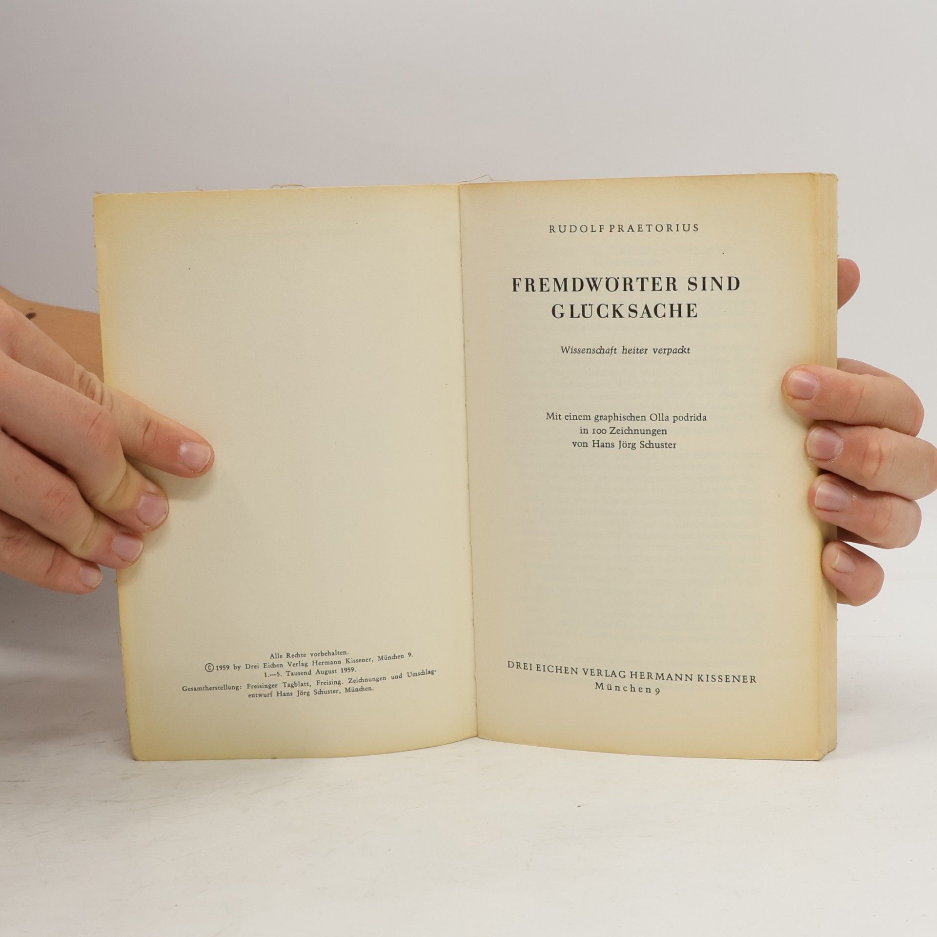 Rudolf J. Praetorius Fremdwörter sind Glücksache