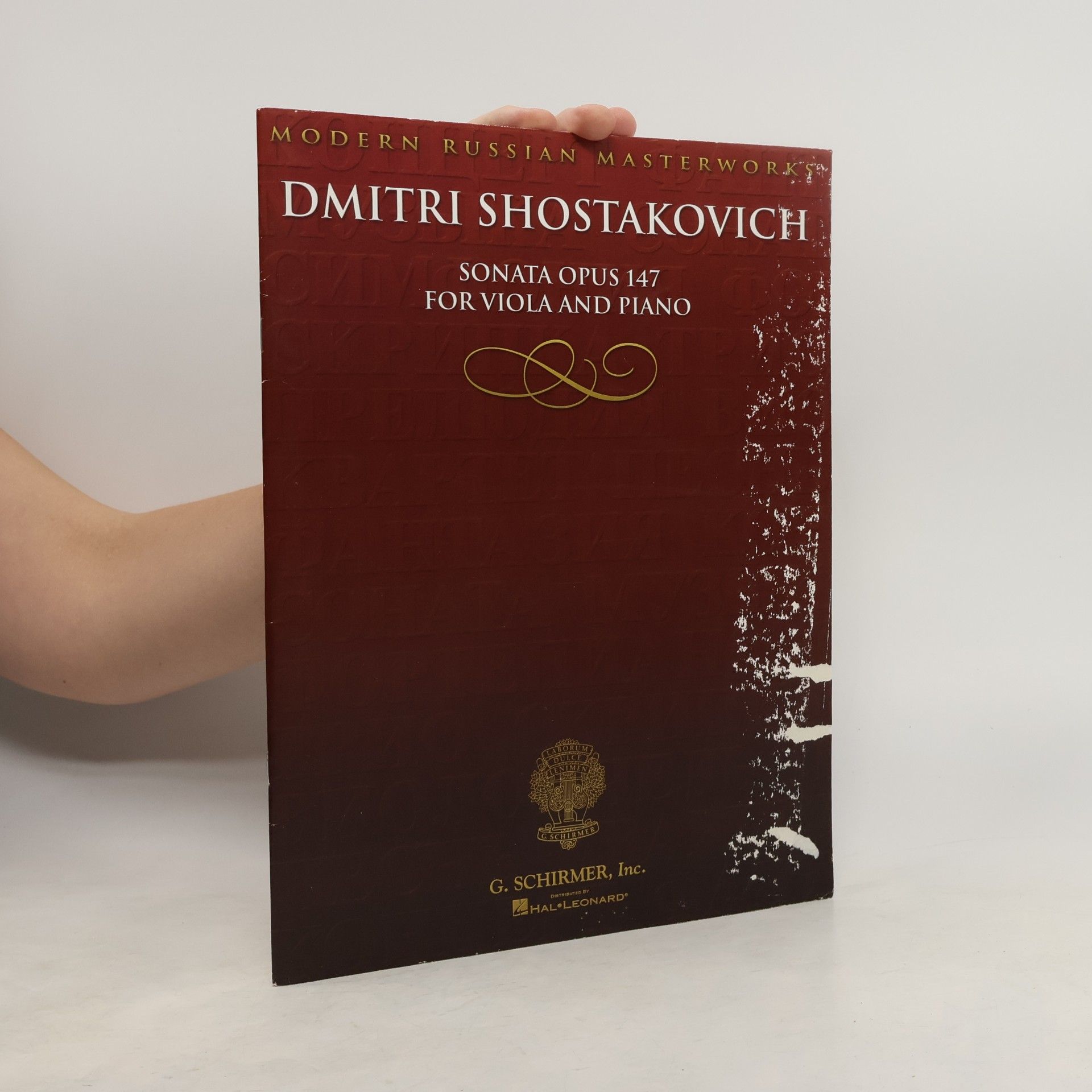 Dmitrii Dmitrievich Shostakovich Sonata, Op. 147