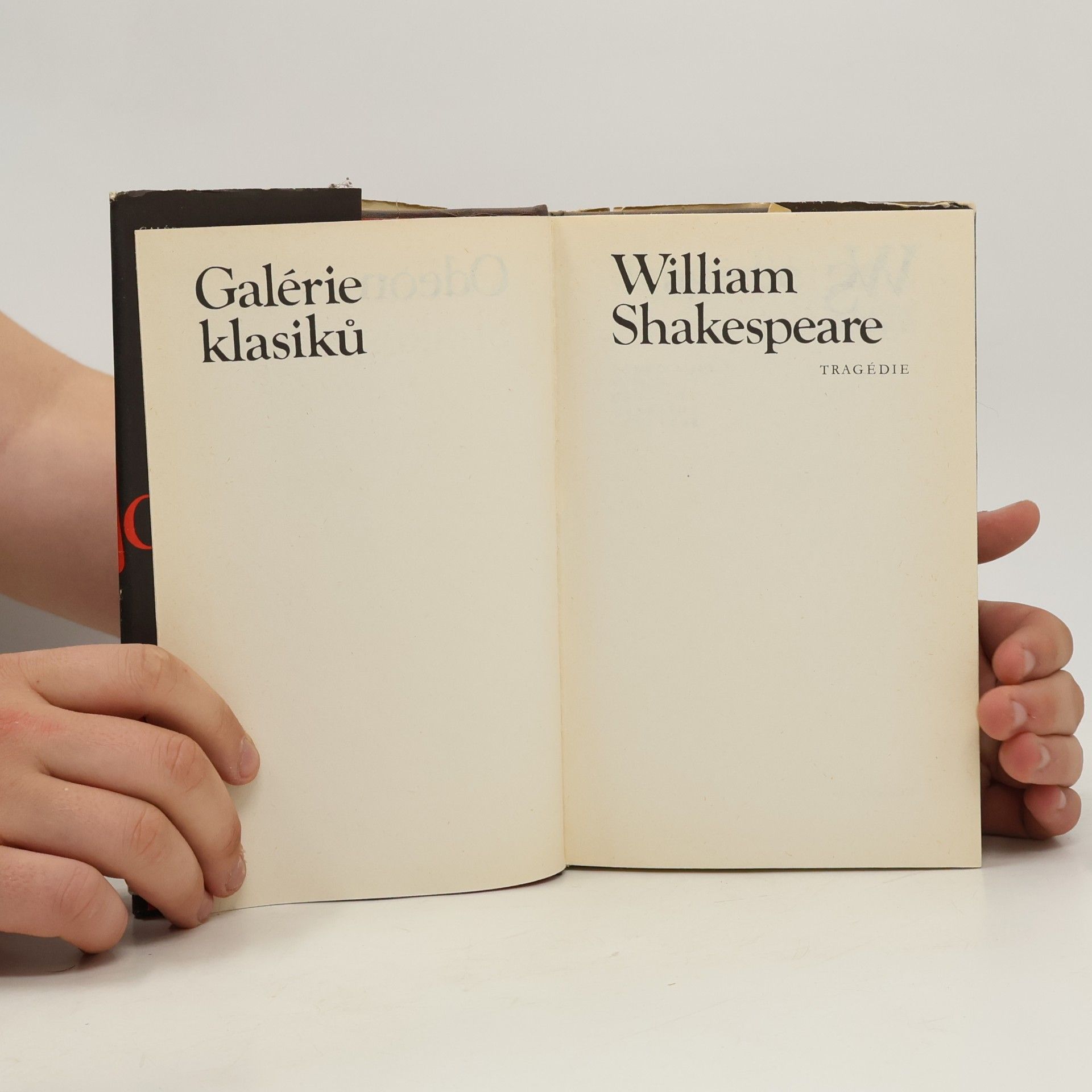 William Shakespeare Tragédie