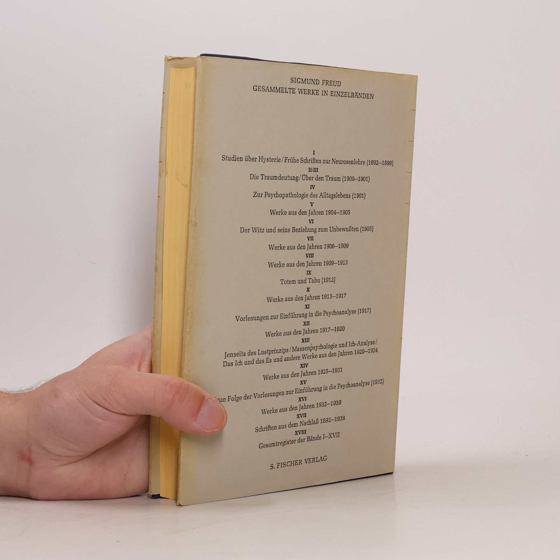 Sigmund Freud Gesammelte Werke