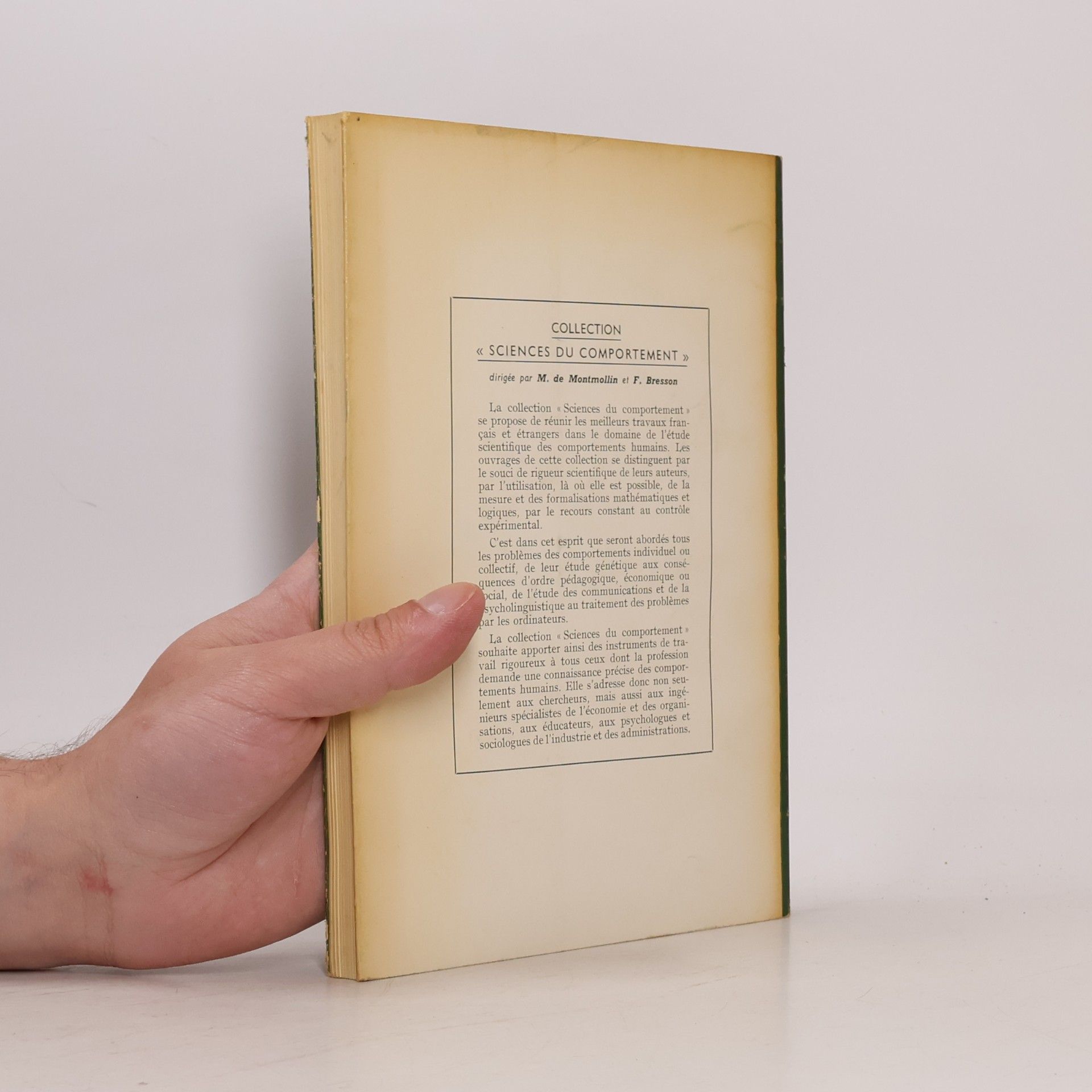 H. Sinclair-De Zwart Acquisition du langage et développement de la pensée