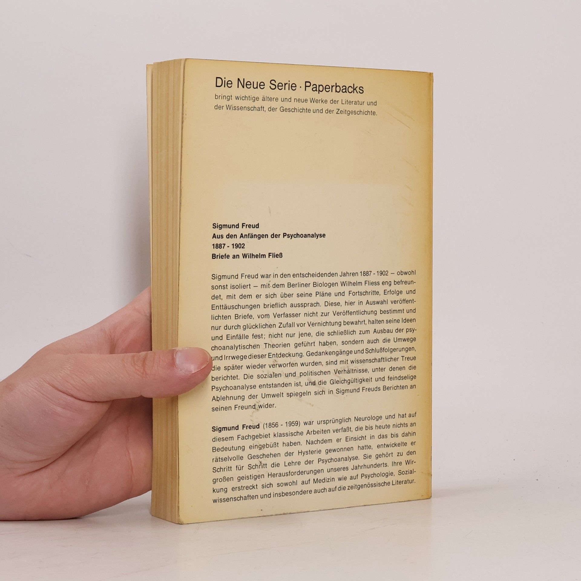 Sigmund Freud Aus den Anfängen der Psychoanalyse