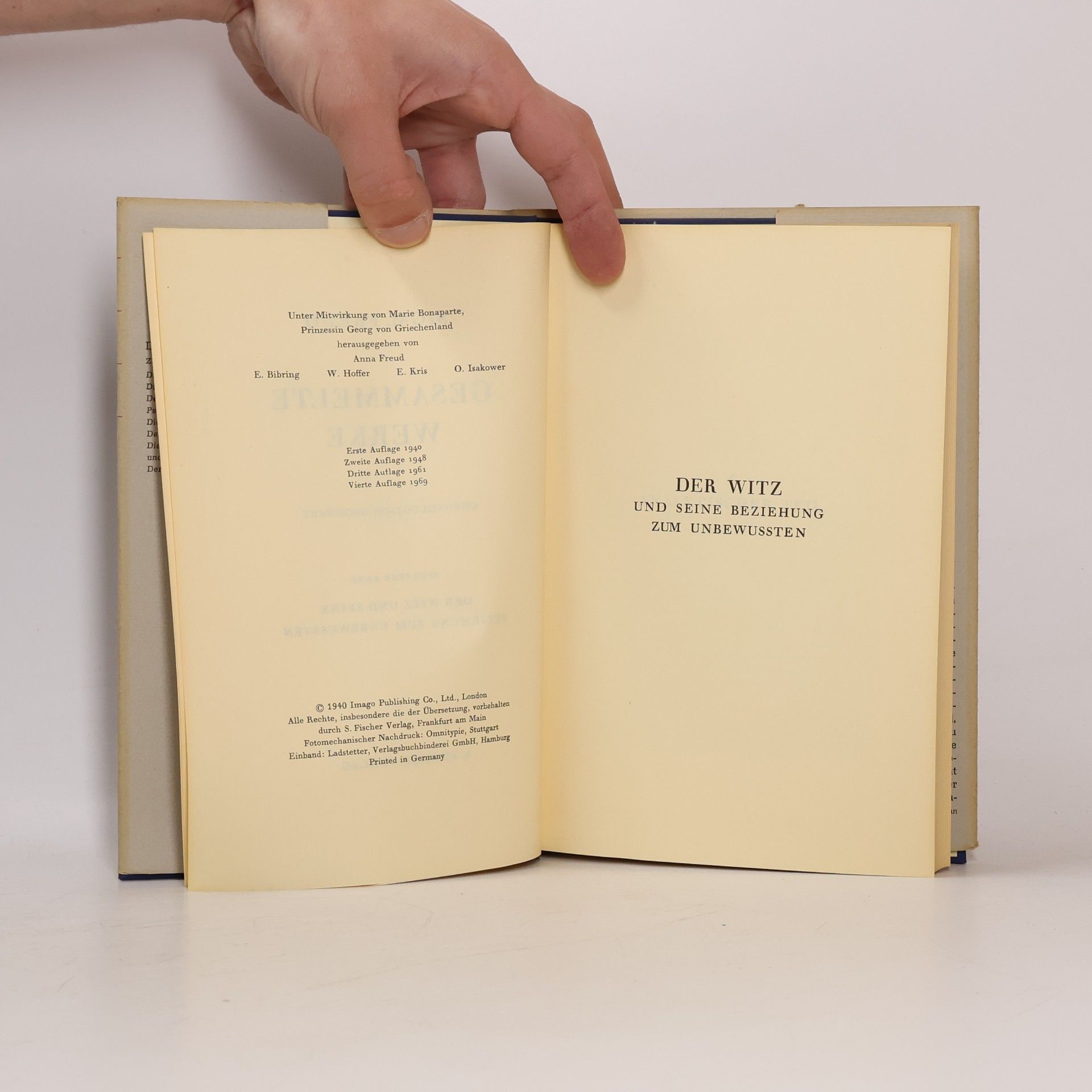 Sigmund Freud Gesammelte Werke