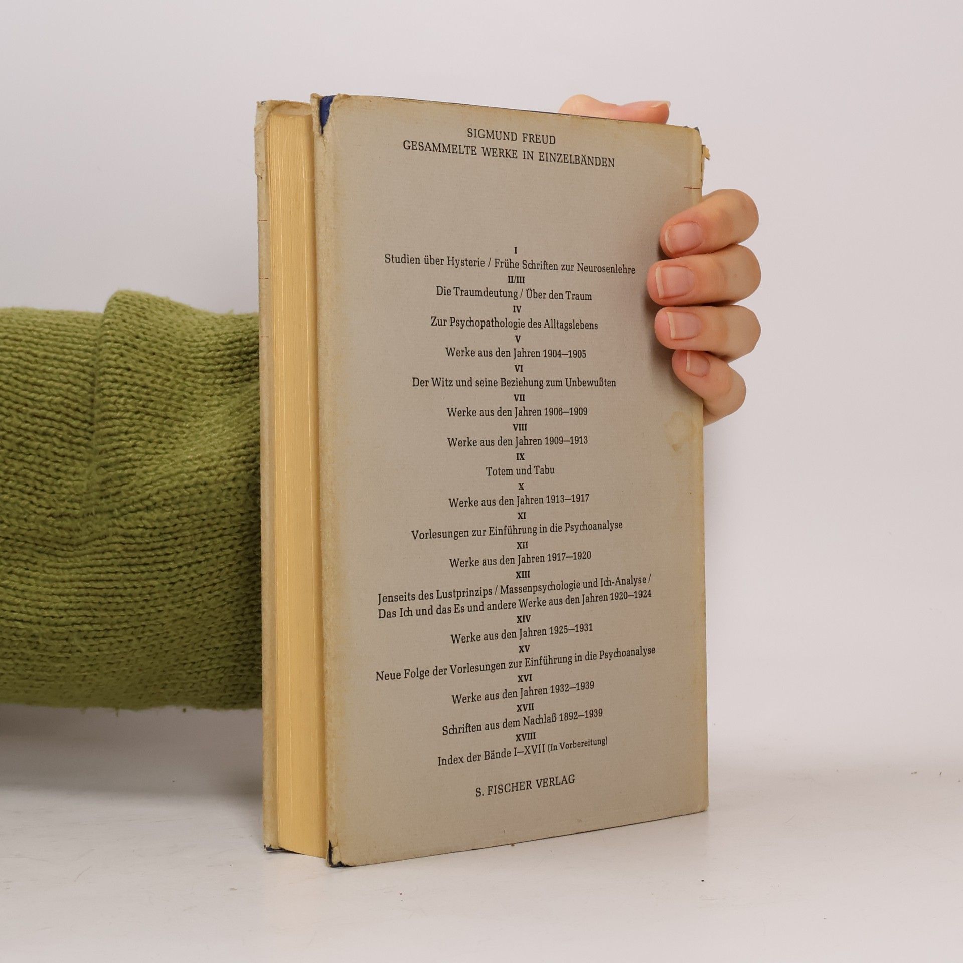 Sigmund Freud Gesammelte Werke