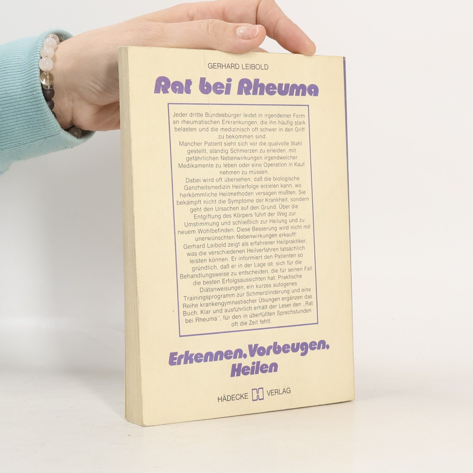 Gerhard Leibold Rat bei Rheuma