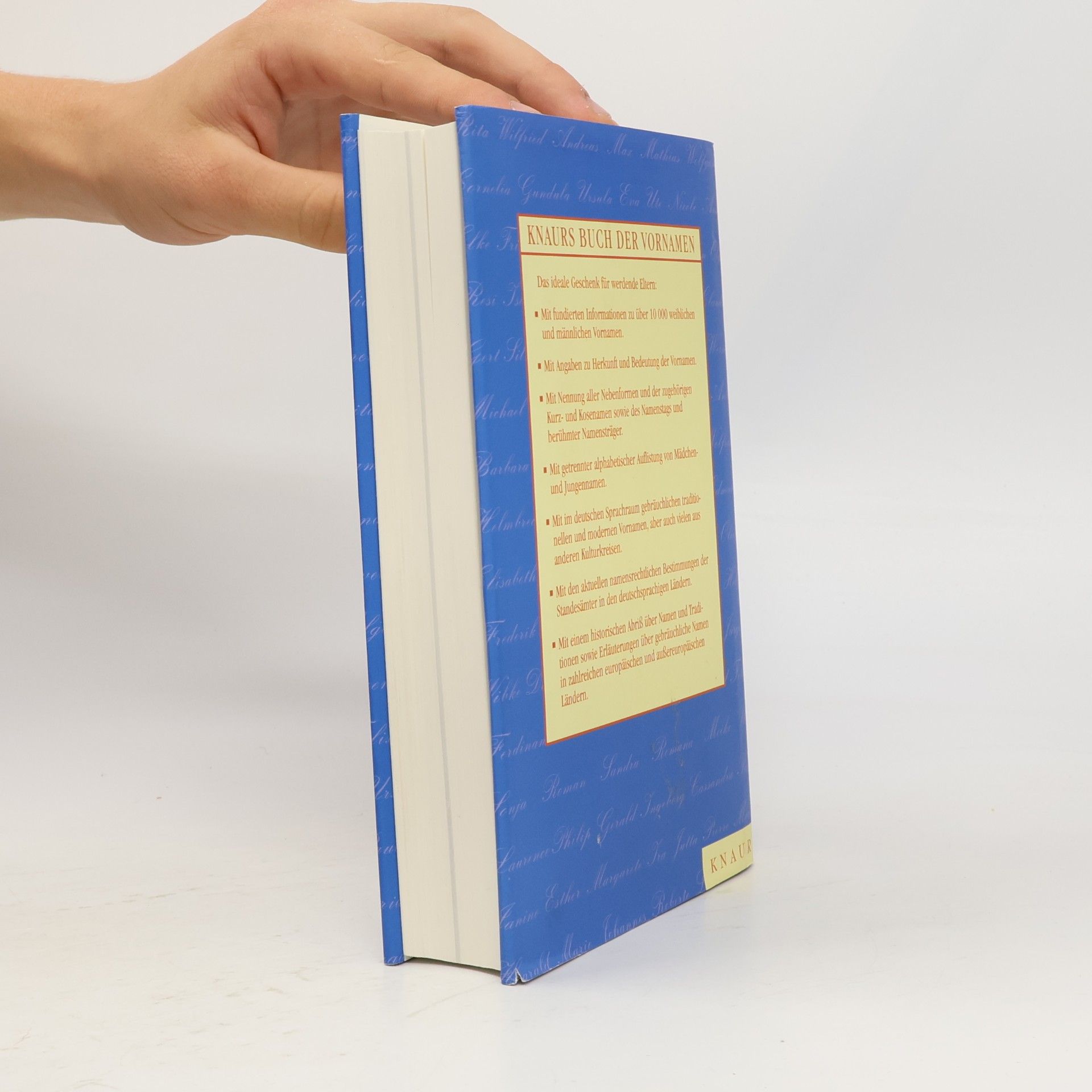 Margit Eberhard Wabnitz Knaurs Buch der Vornamen