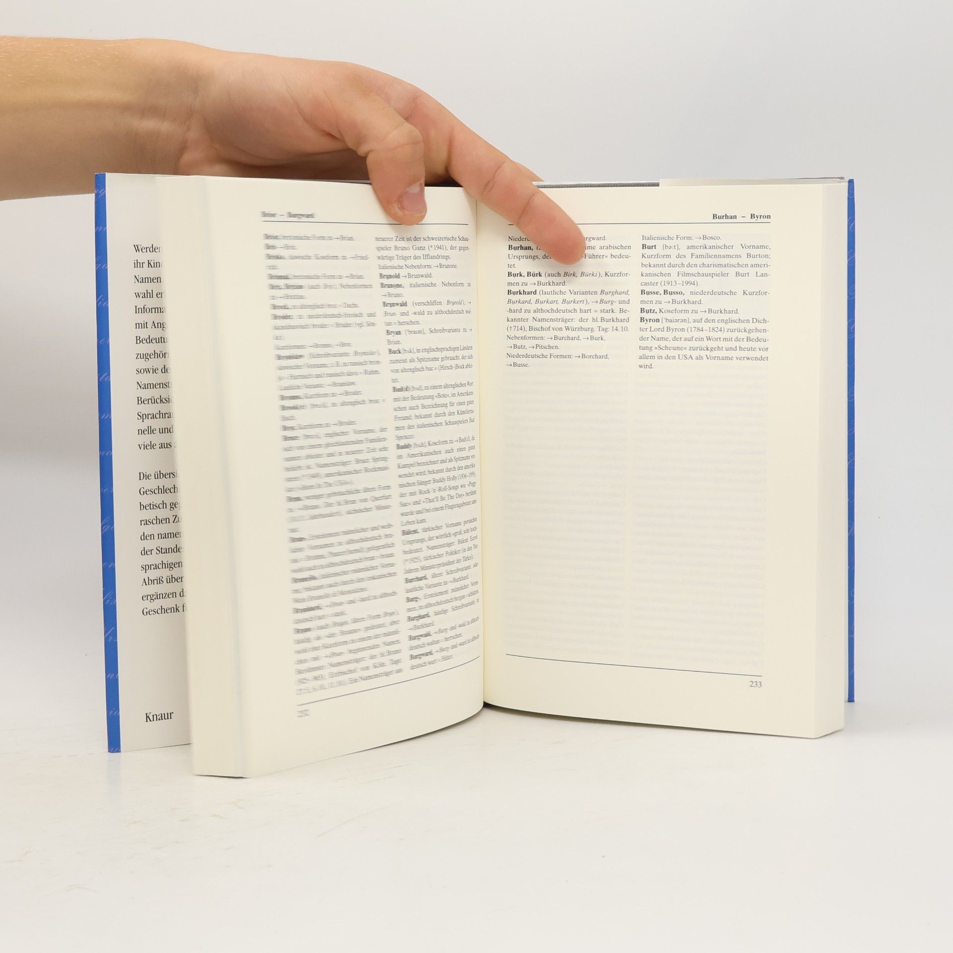 Margit Eberhard Wabnitz Knaurs Buch der Vornamen